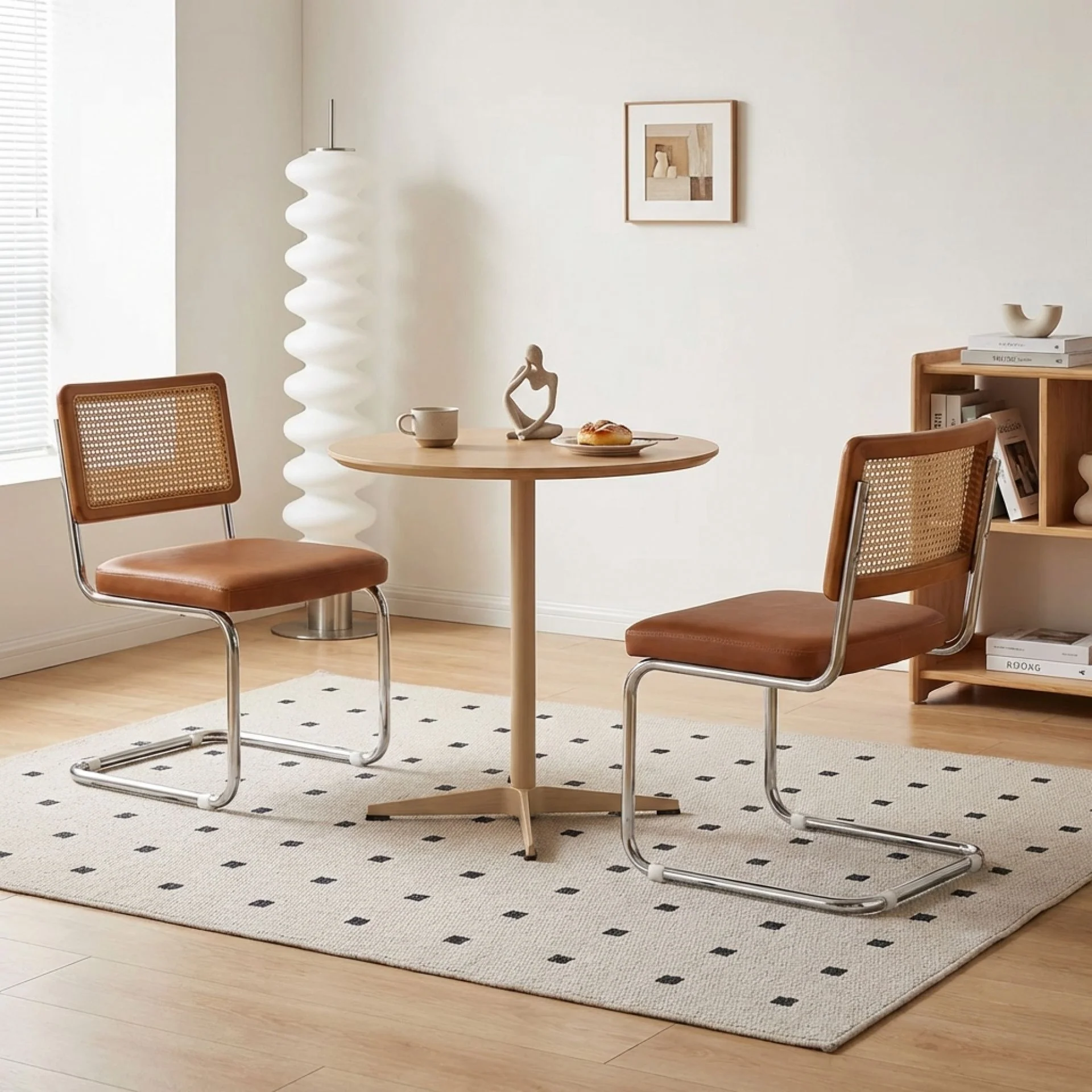 Adrian Cesca Replica Dining Chair – Set of 2 – Orange - Image 3
