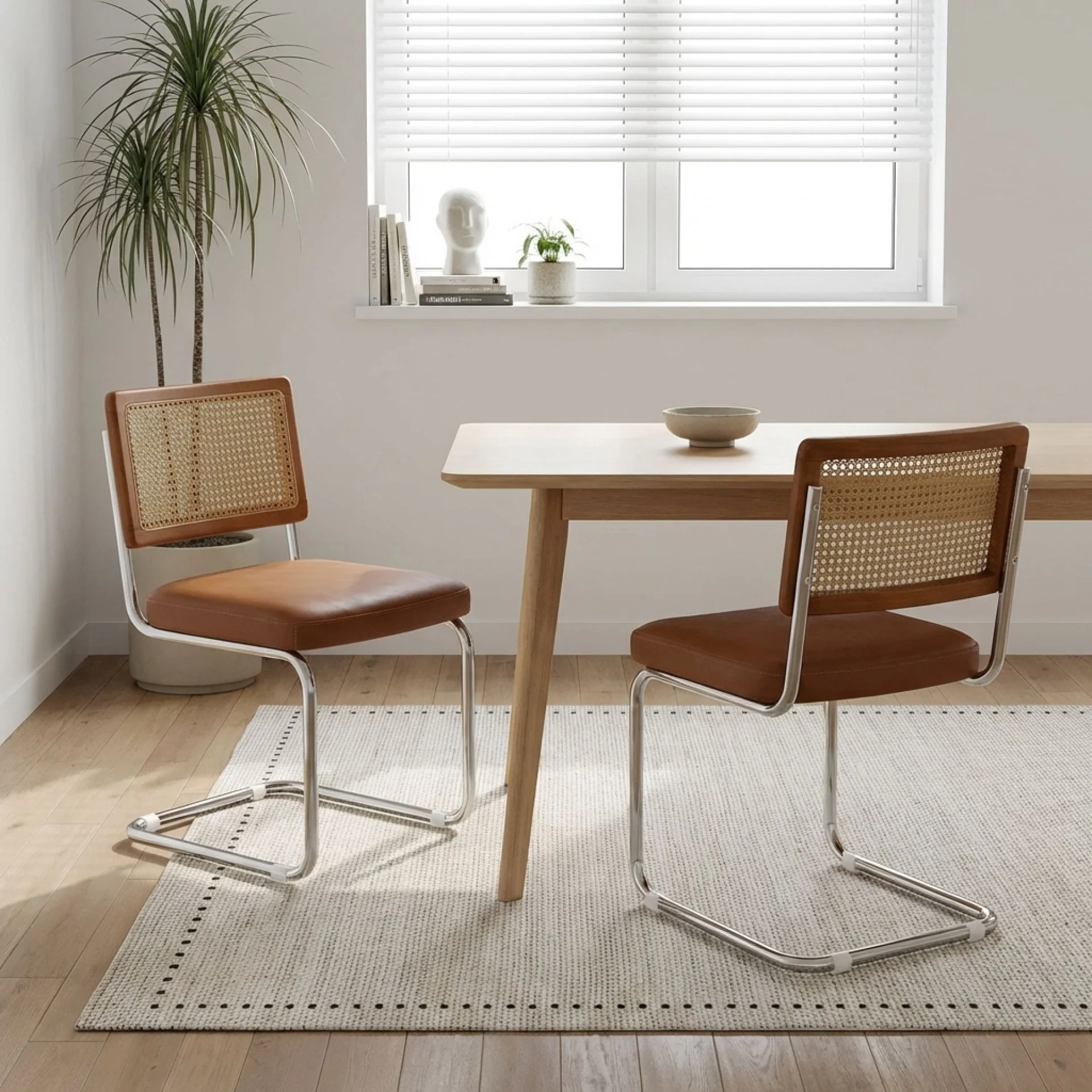Adrian Cesca Replica Dining Chair – Set of 2 – Orange - Image 4
