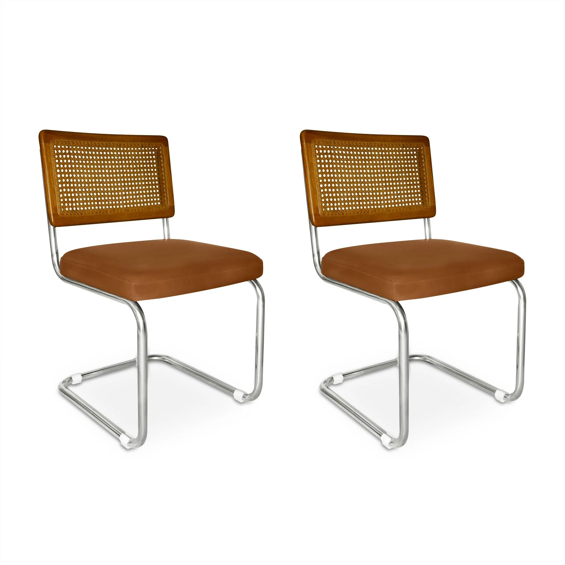 Adrian Cesca Replica Dining Chair – Set of 2 – Orange - Image 6