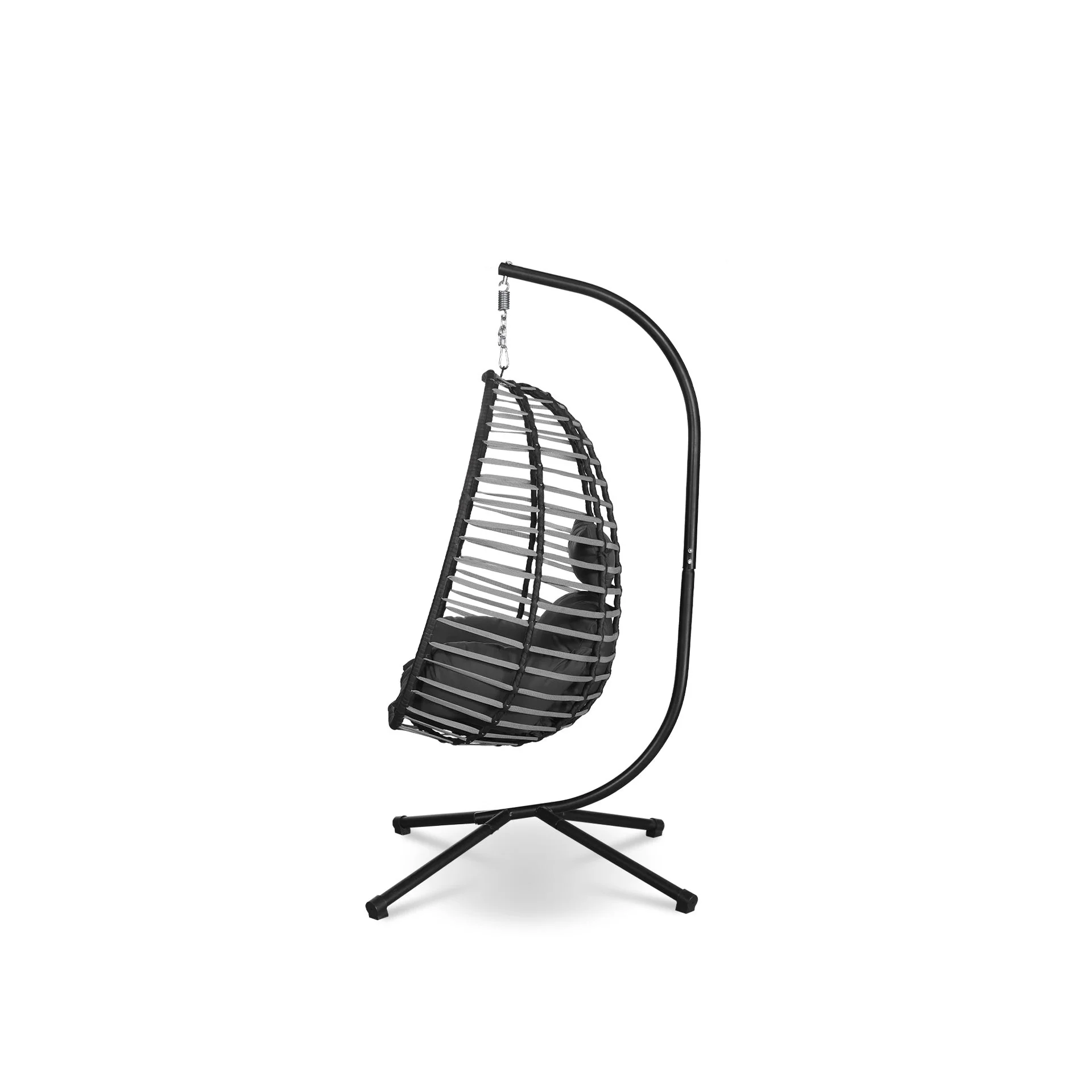 Aegina Outdoor Hanging Egg Chair - Grey - Image 4