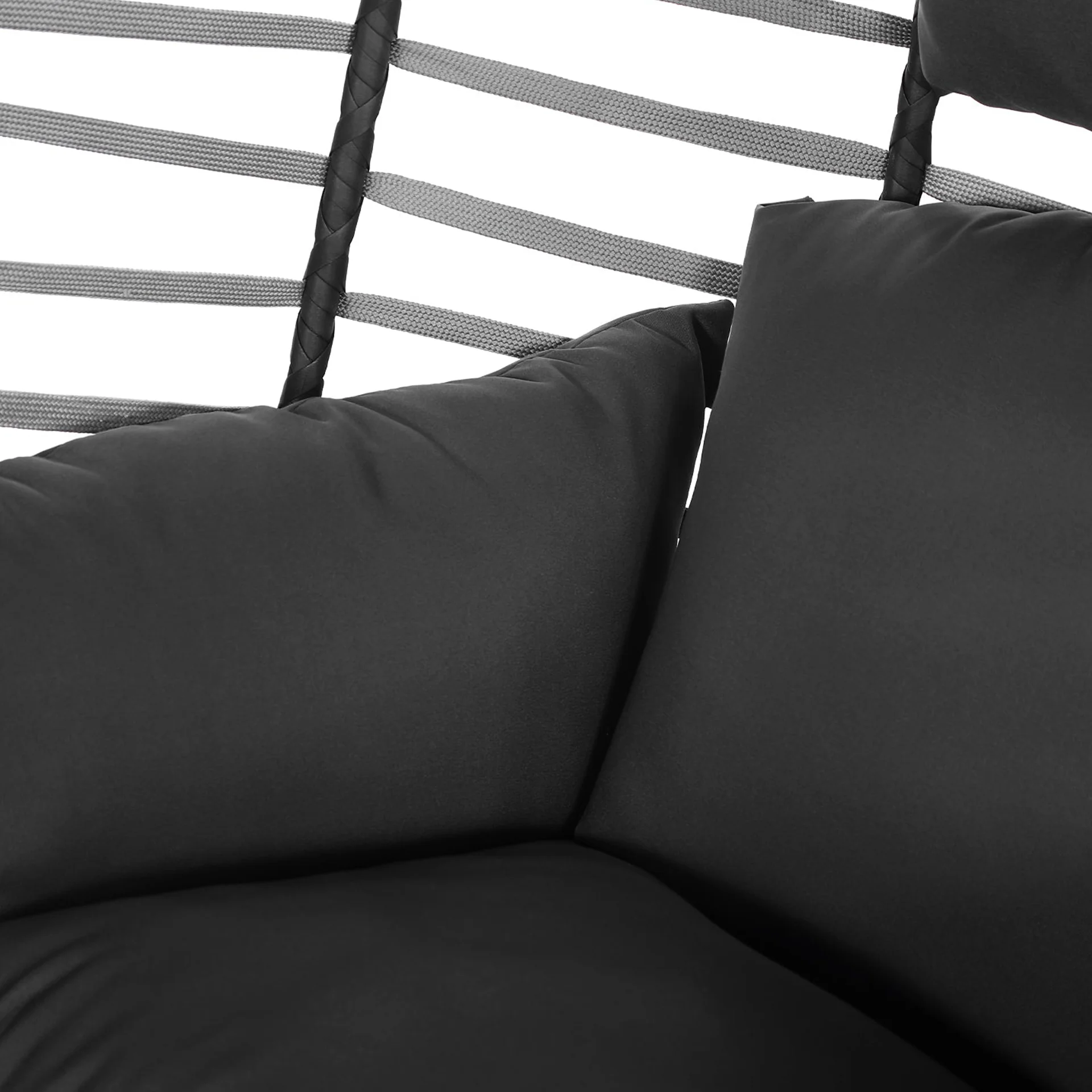 Aegina Outdoor Hanging Egg Chair - Grey - Image 6