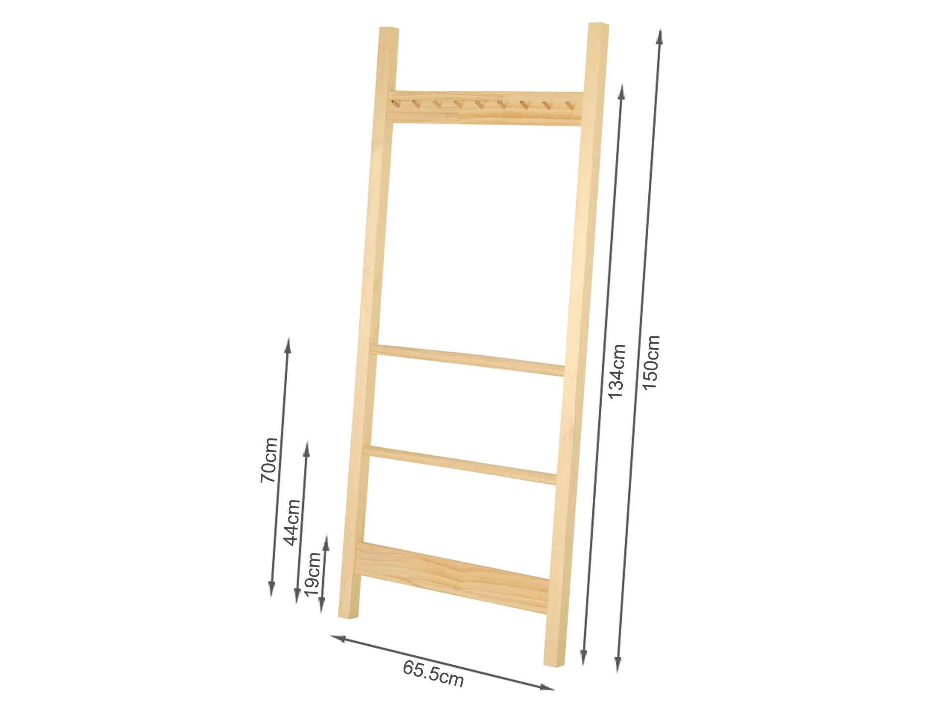 AGASSIZ Ladder Coat Rack - Oak - Image 10