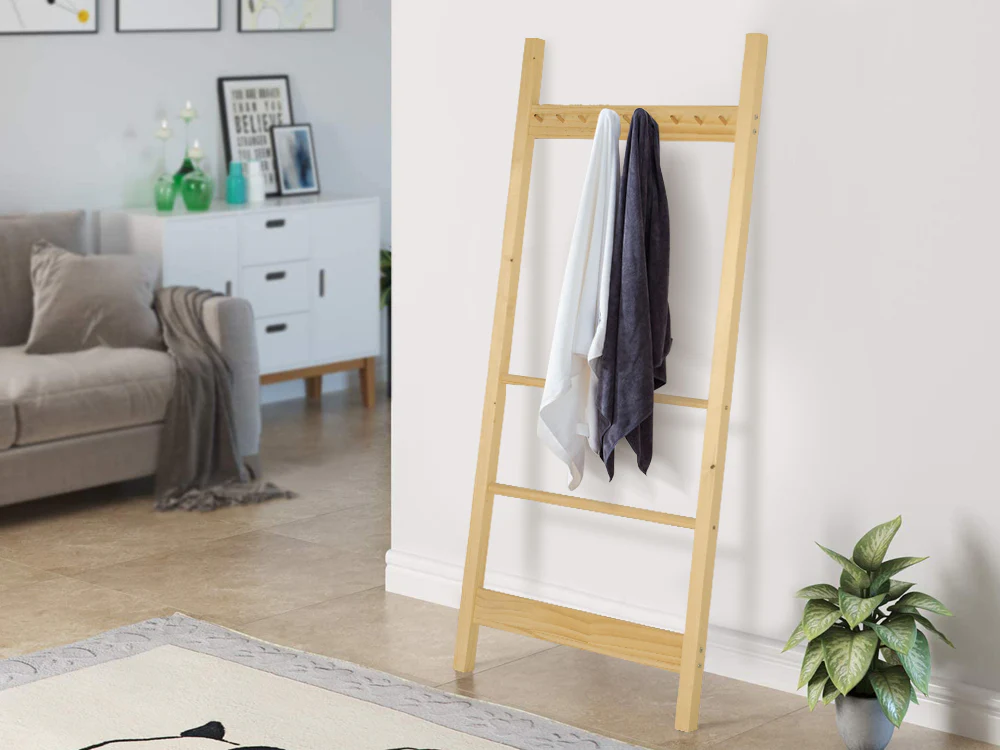 AGASSIZ Ladder Coat Rack - Oak - Image 11