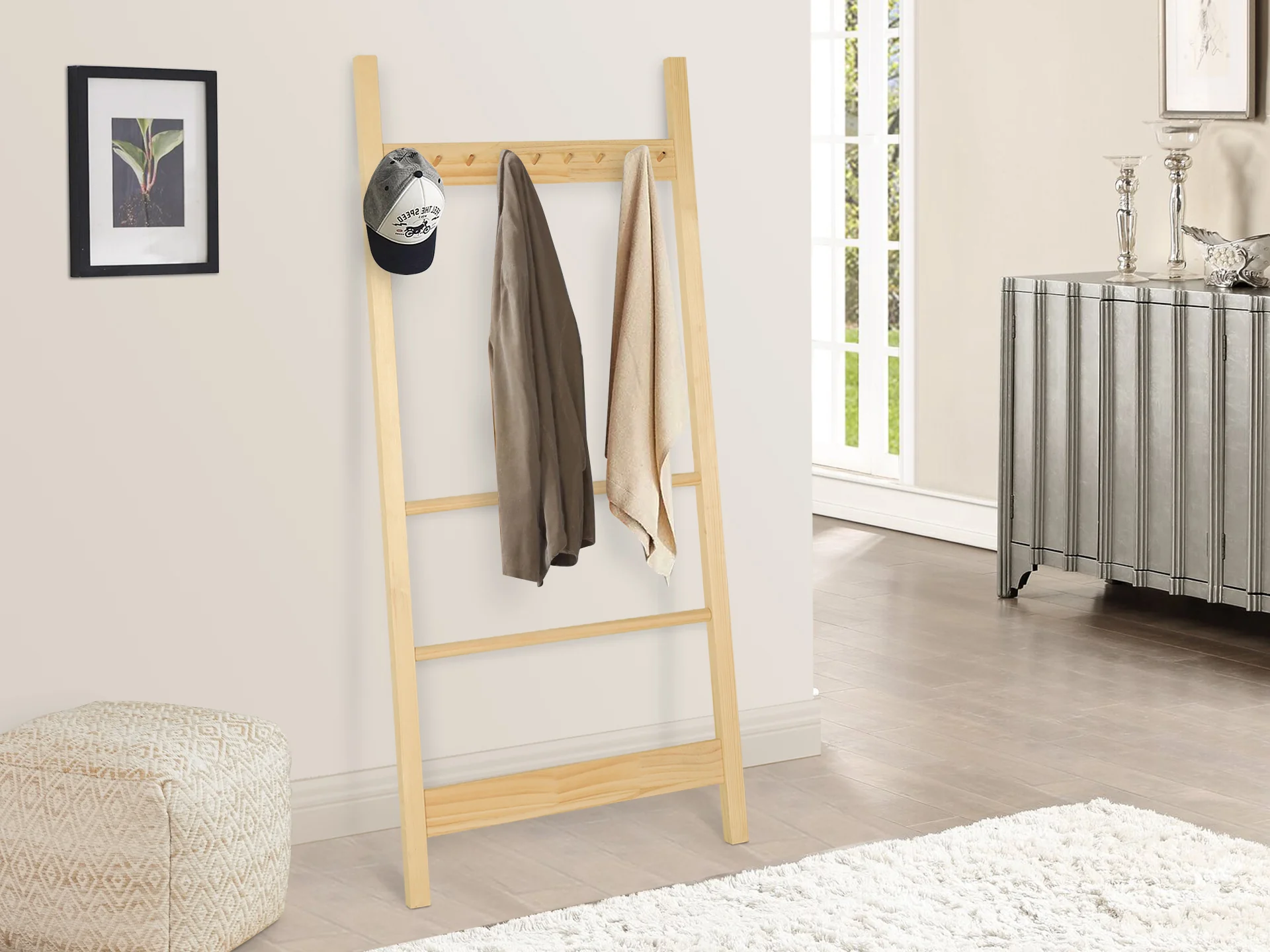 AGASSIZ Ladder Coat Rack - Oak - Image 2