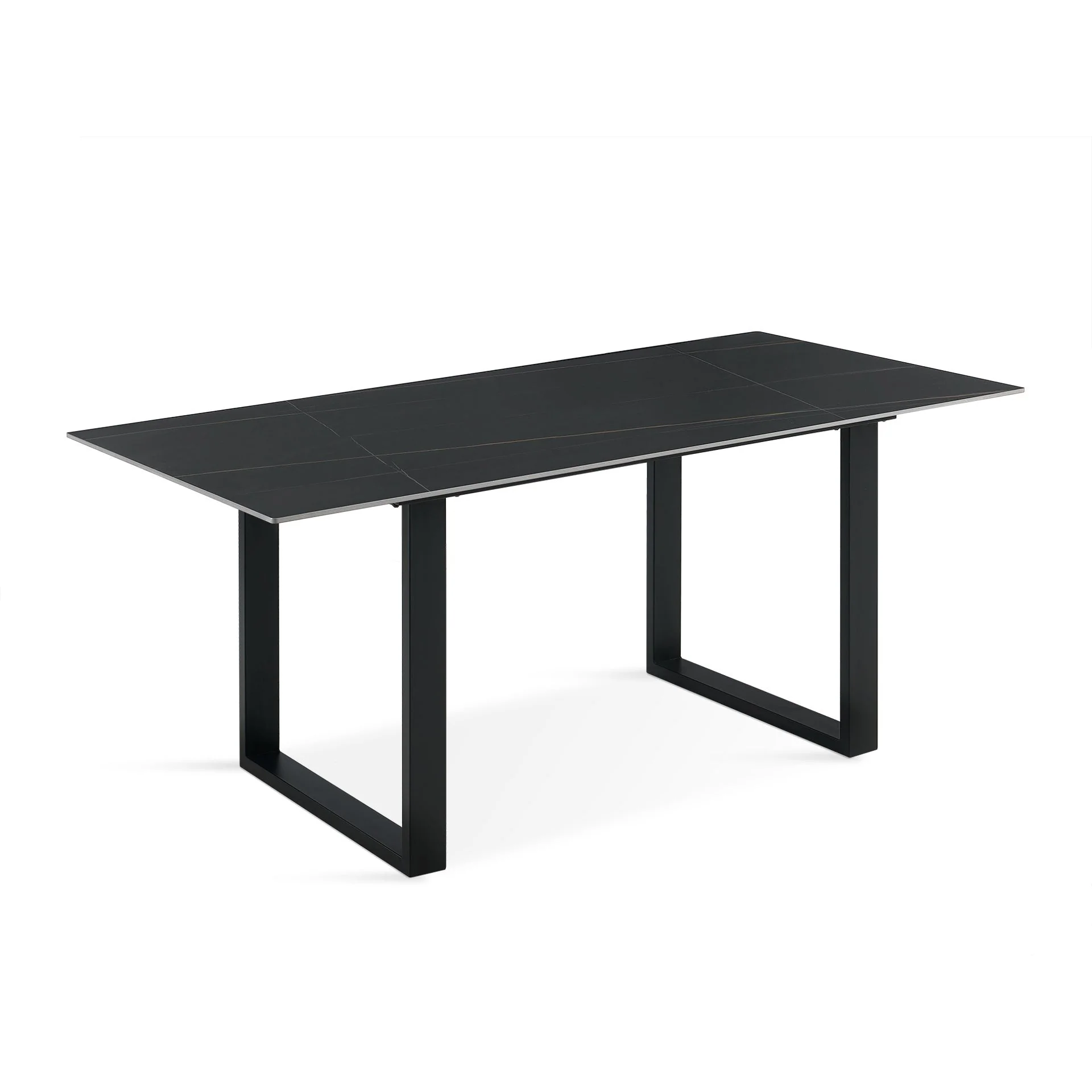 Ainsley Ceramic Dining Table 180 x 90cm - Golden Black - Image 7