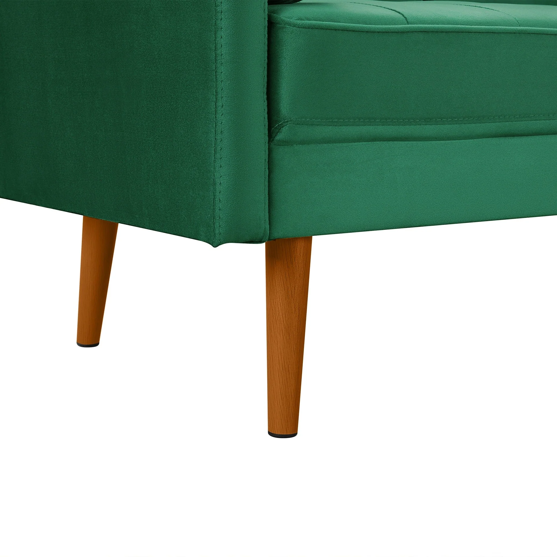 Alaina Velvet 2 Seater Sofa - Green - Image 13