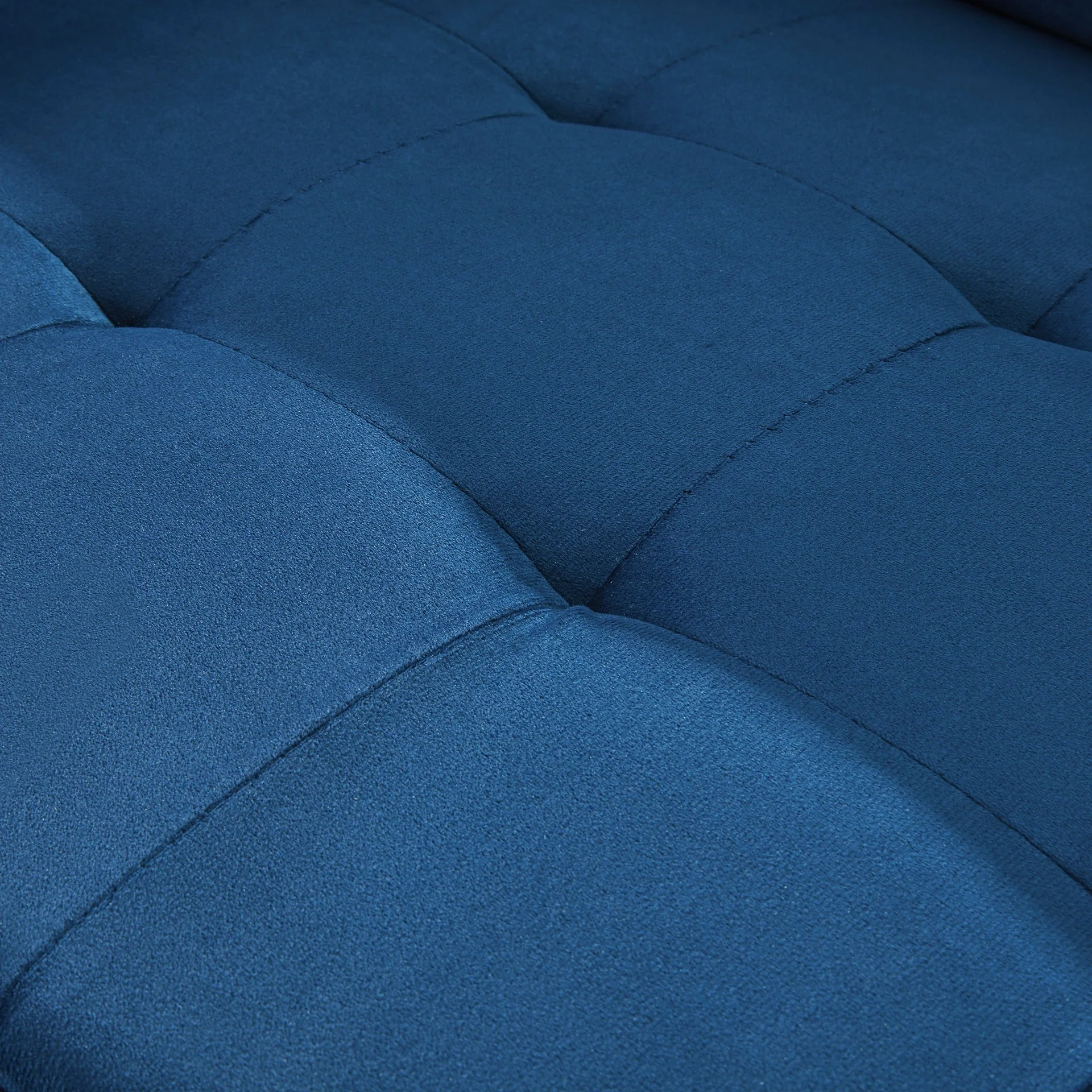 Alaina Velvet 3 Seater Sofa - Blue - Image 13