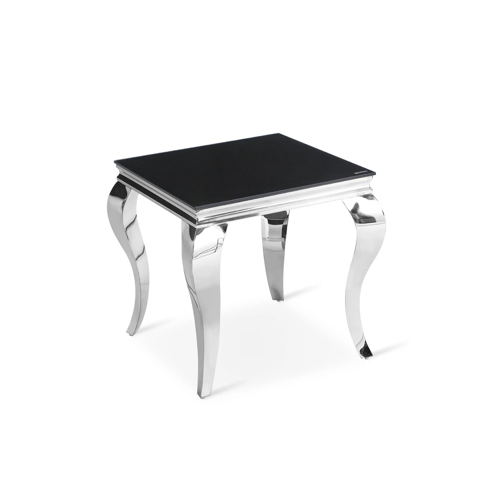 Alba Tempered Glass Side Table - Black - Image 6