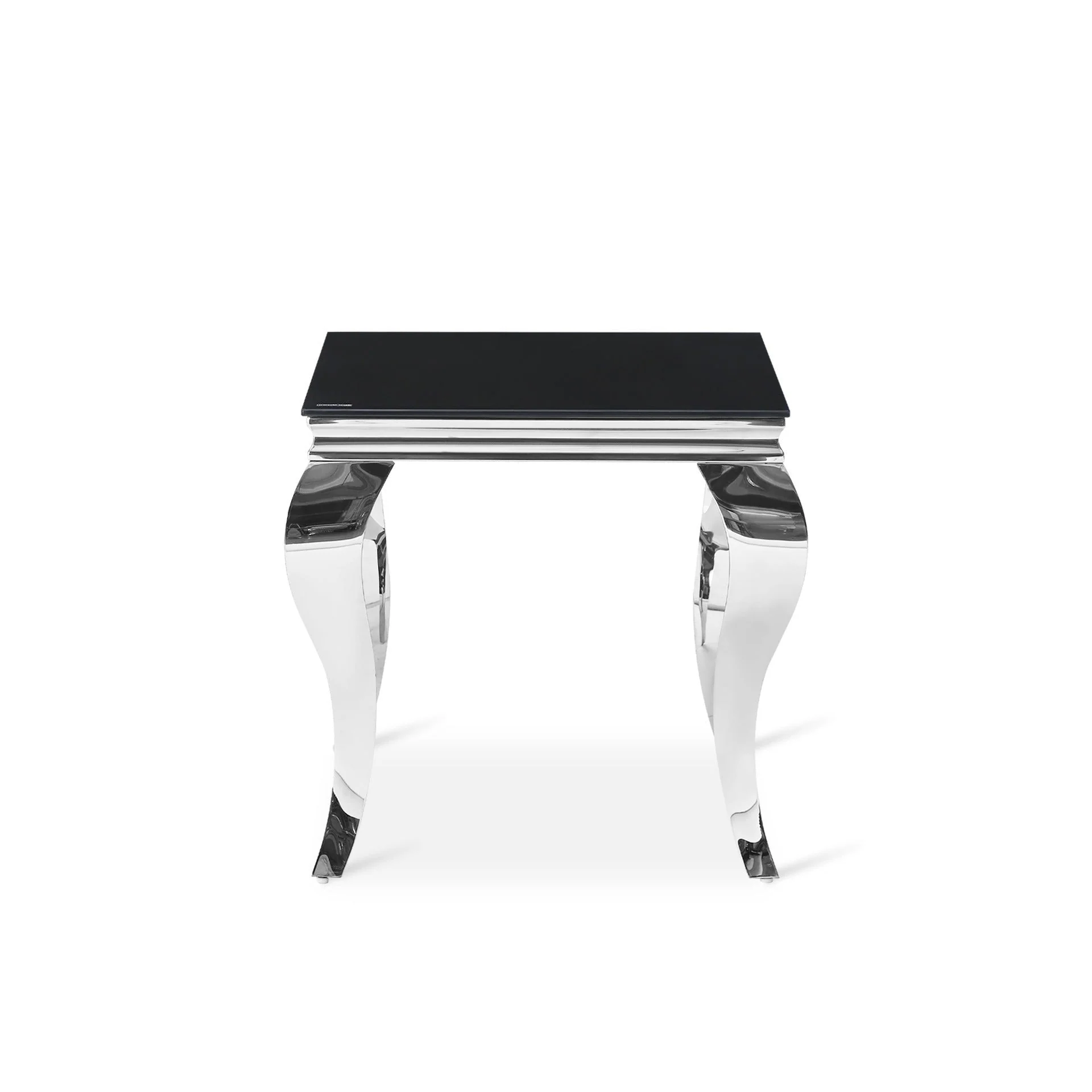 Alba Tempered Glass Side Table - Black - Image 7