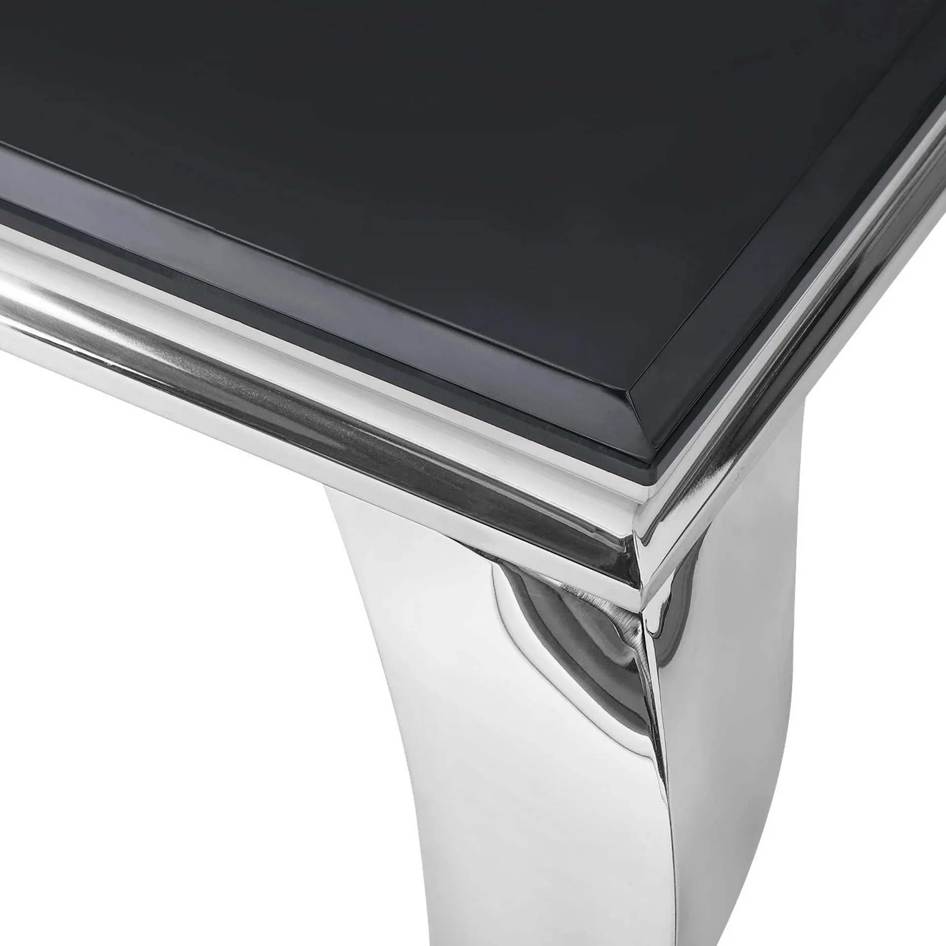 Alba Tempered Glass Side Table - Black - Image 8