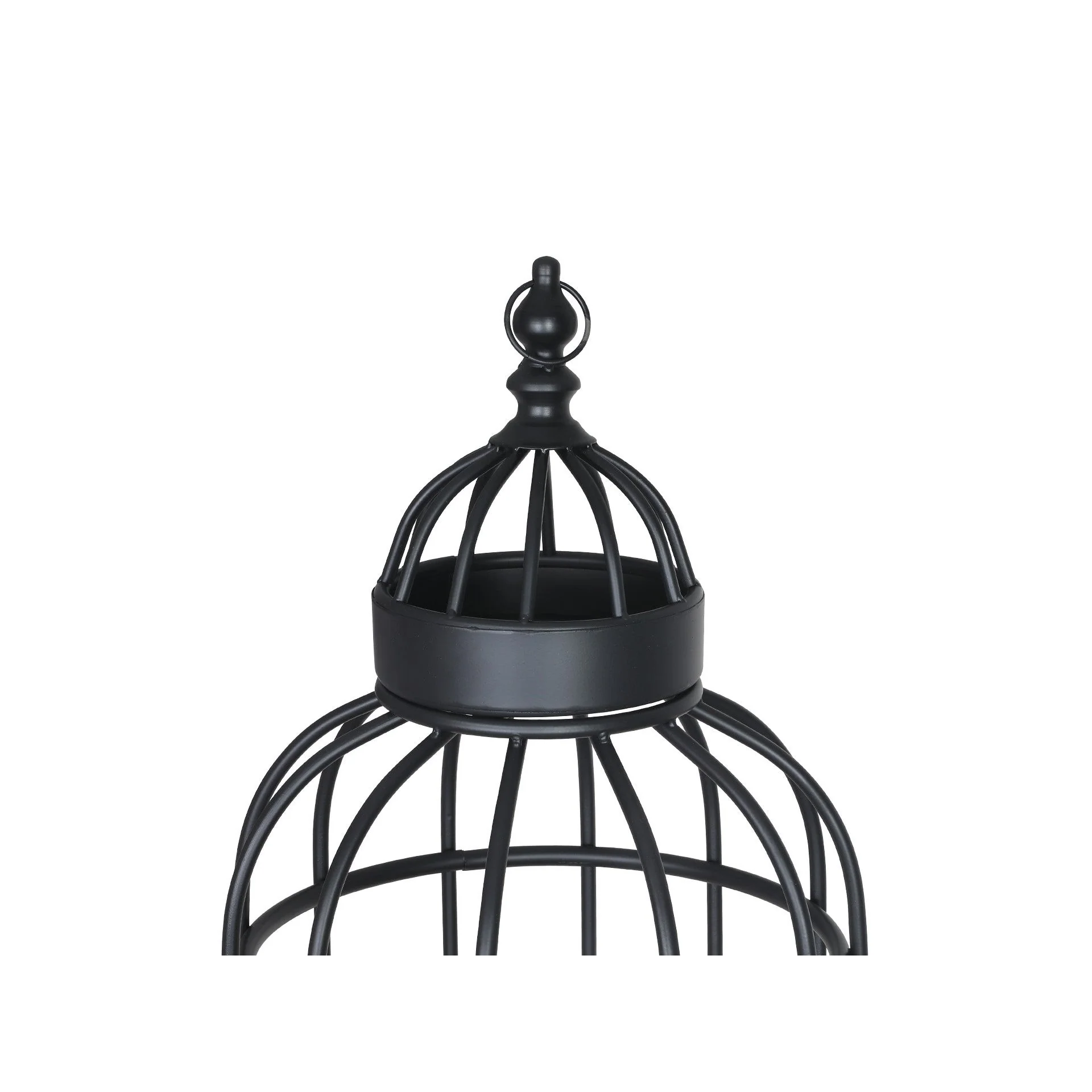 Alesa Birdcage 4 Tier Storage Shelf - Black - Image 5