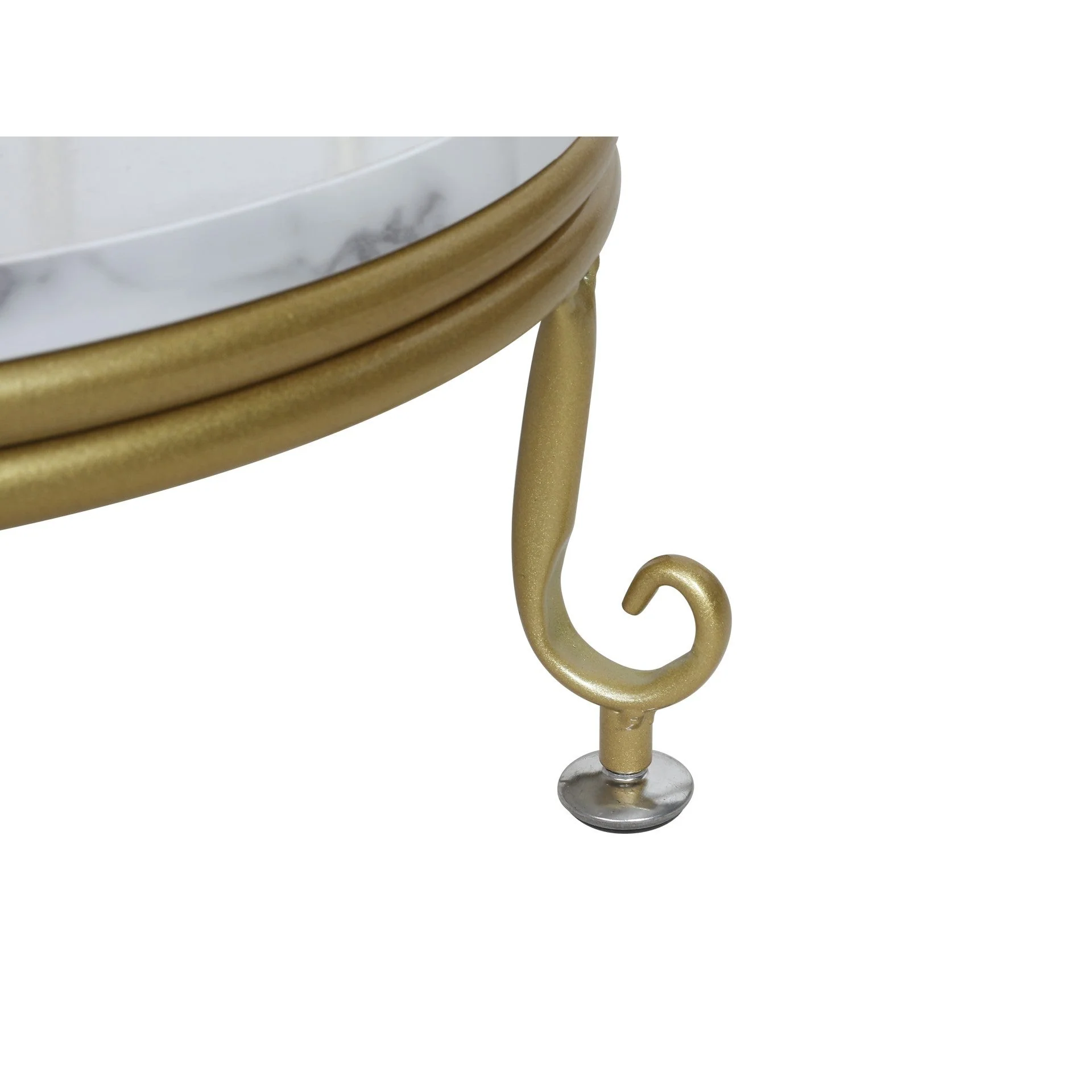Alesa Birdcage 4 Tier Storage Shelf - Golden - Image 5