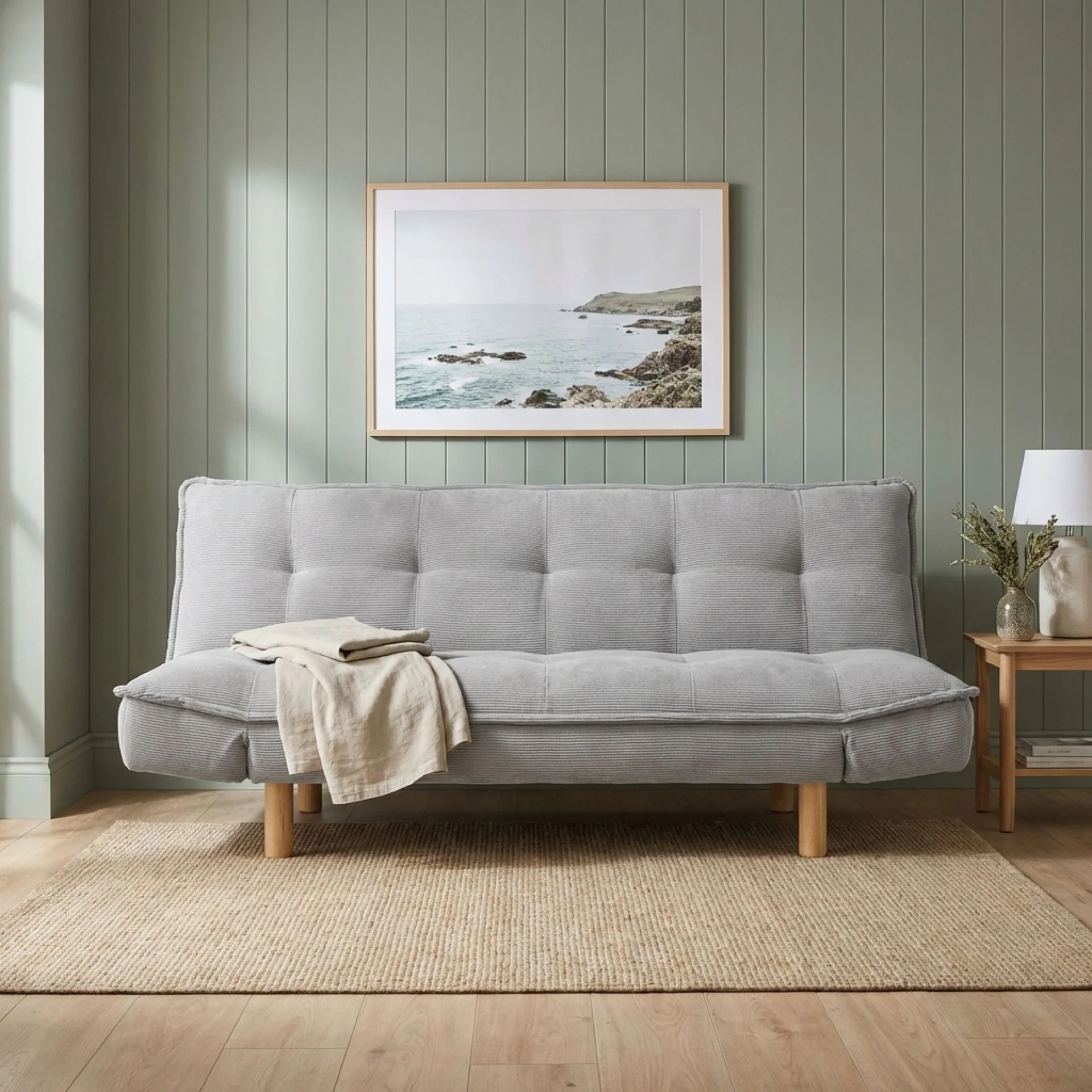 Alnwick 3 Seater Sofa Bed - Dark Grey - Image 3