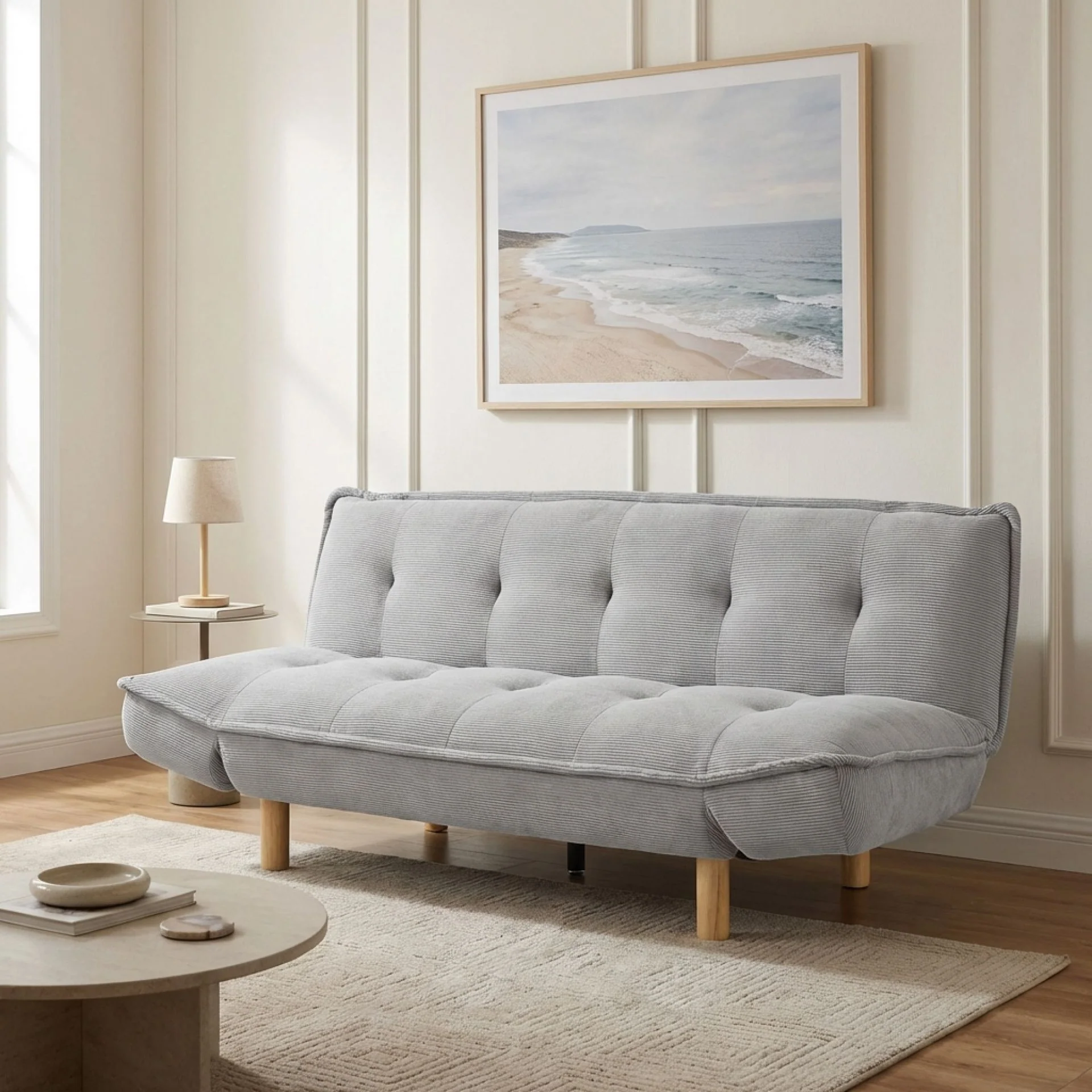 Alnwick 3 Seater Sofa Bed - Dark Grey - Image 5