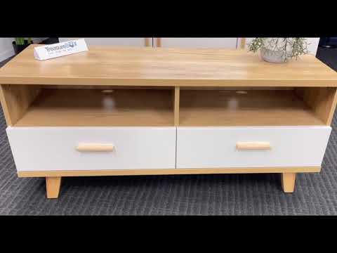 Alton 1.2m Entertainment Unit - Oak - Image 5