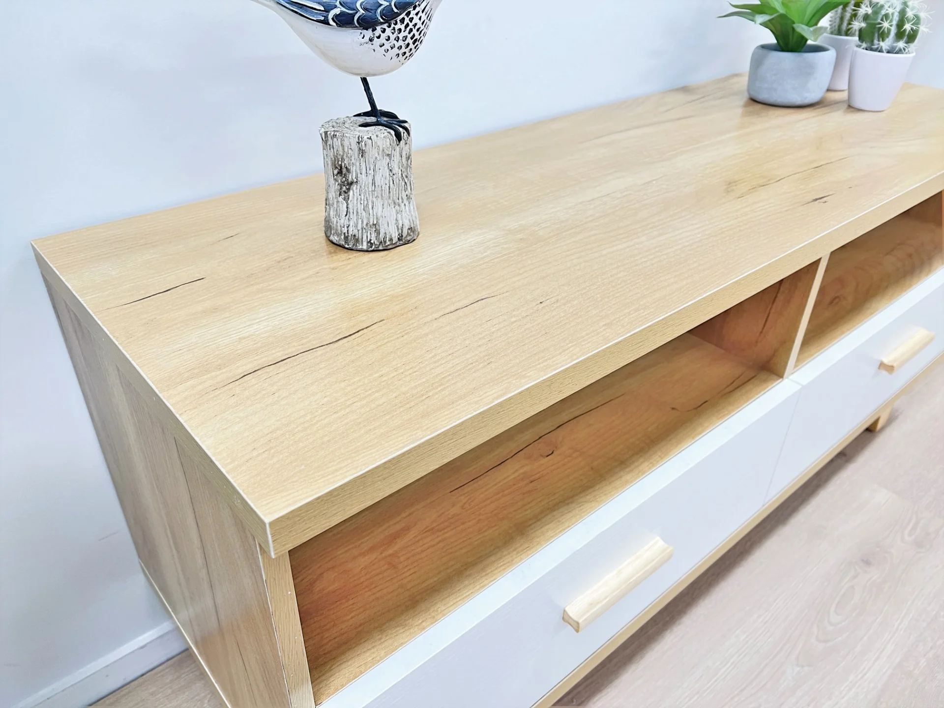 Alton 1.2m Entertainment Unit - Oak - Image 6