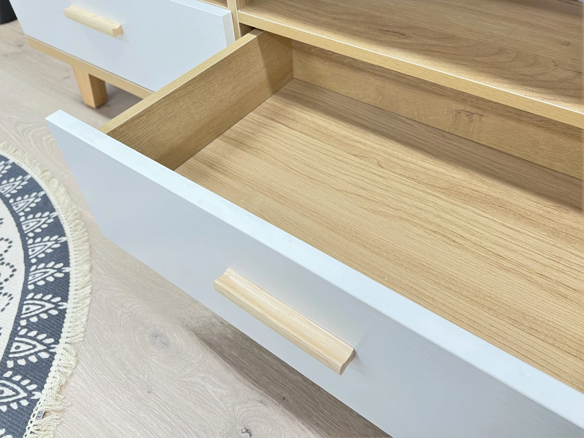 Alton 1.2m Entertainment Unit - Oak - Image 7