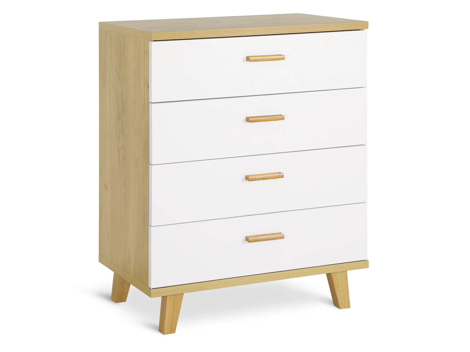 Alton Tallboy 4 Drawers - Oak - Image 10