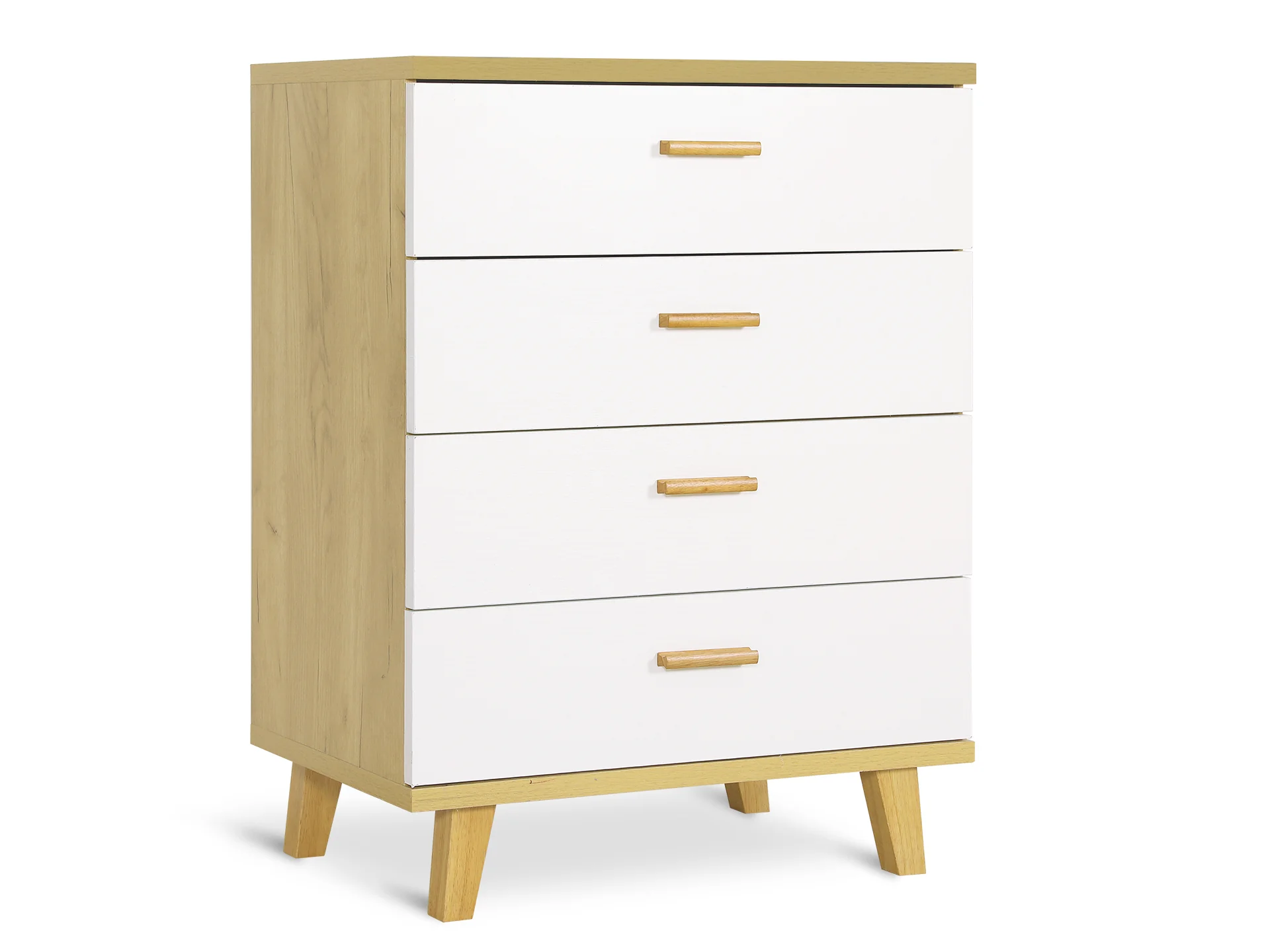Alton Tallboy 4 Drawers - Oak - Image 8