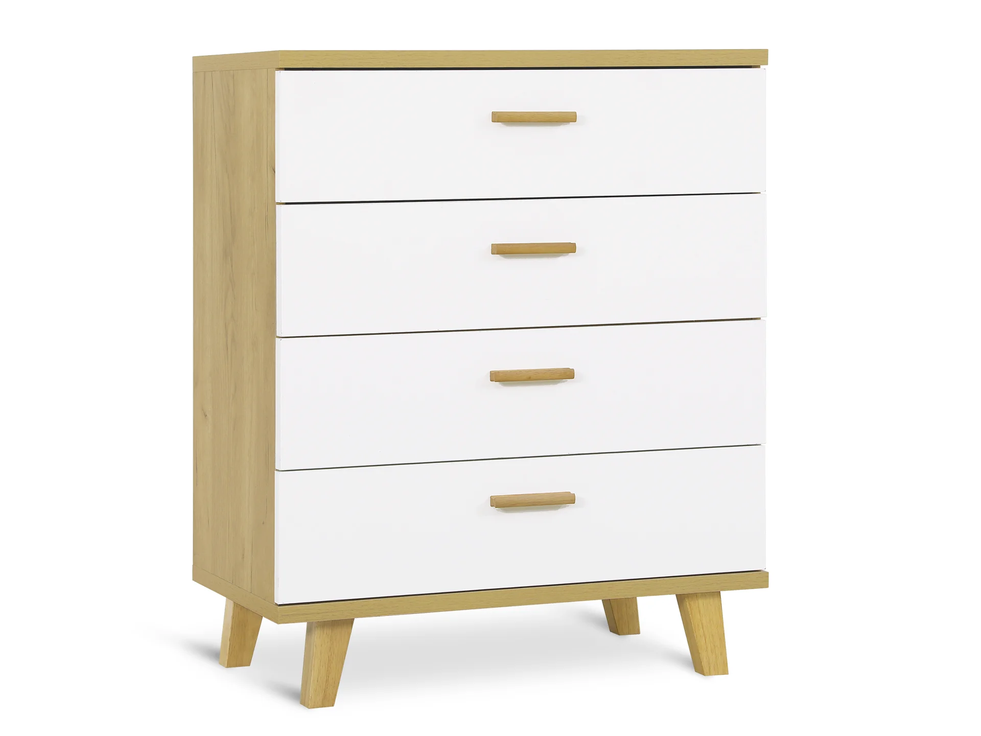 Alton Tallboy 4 Drawers - Oak - Image 9