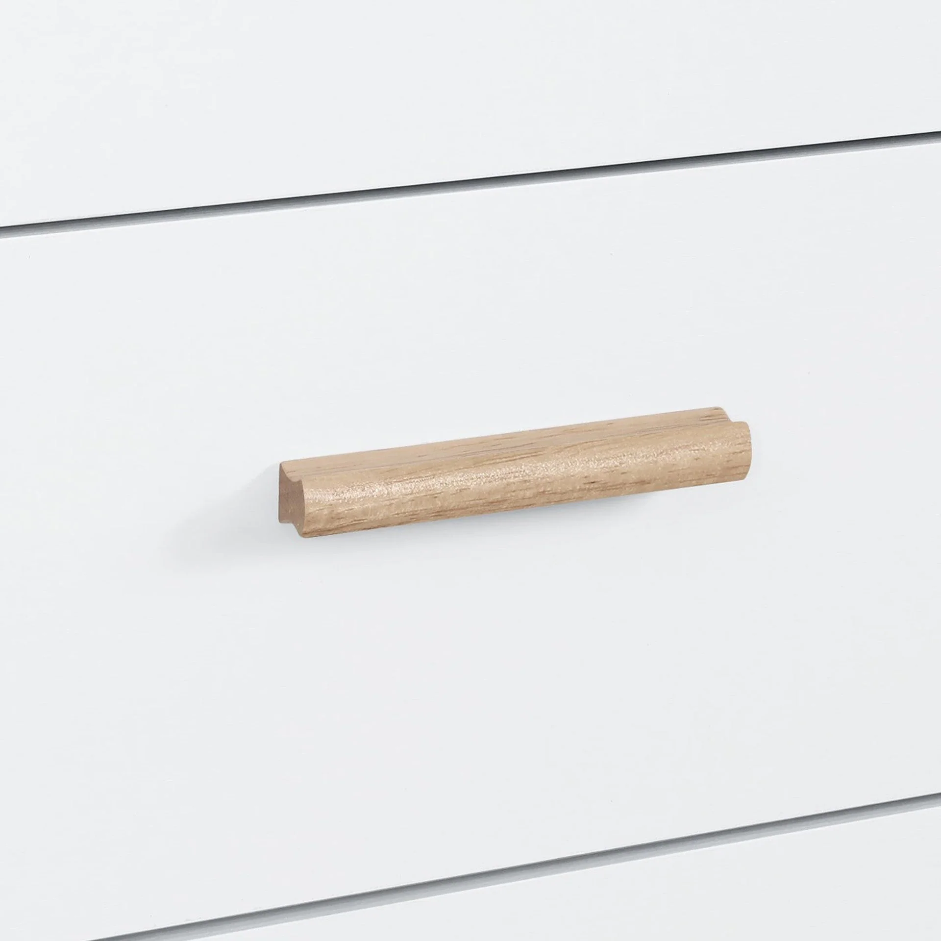 Alton Tallboy 6 Drawers - Natural + White - Image 14