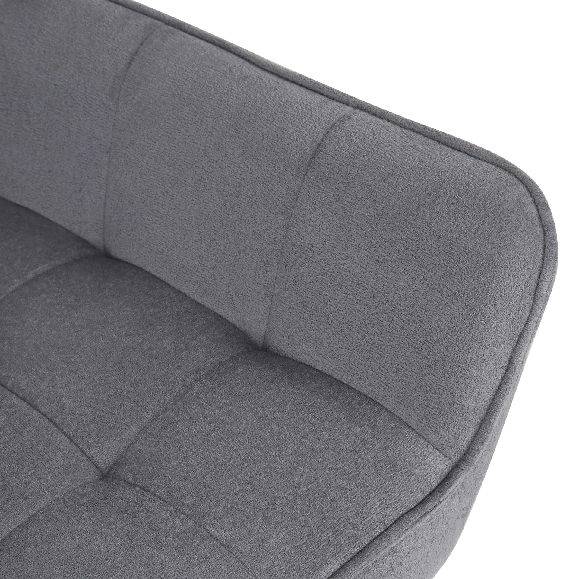 Amelia Rubberwood Armchair - Dark Grey - Image 10