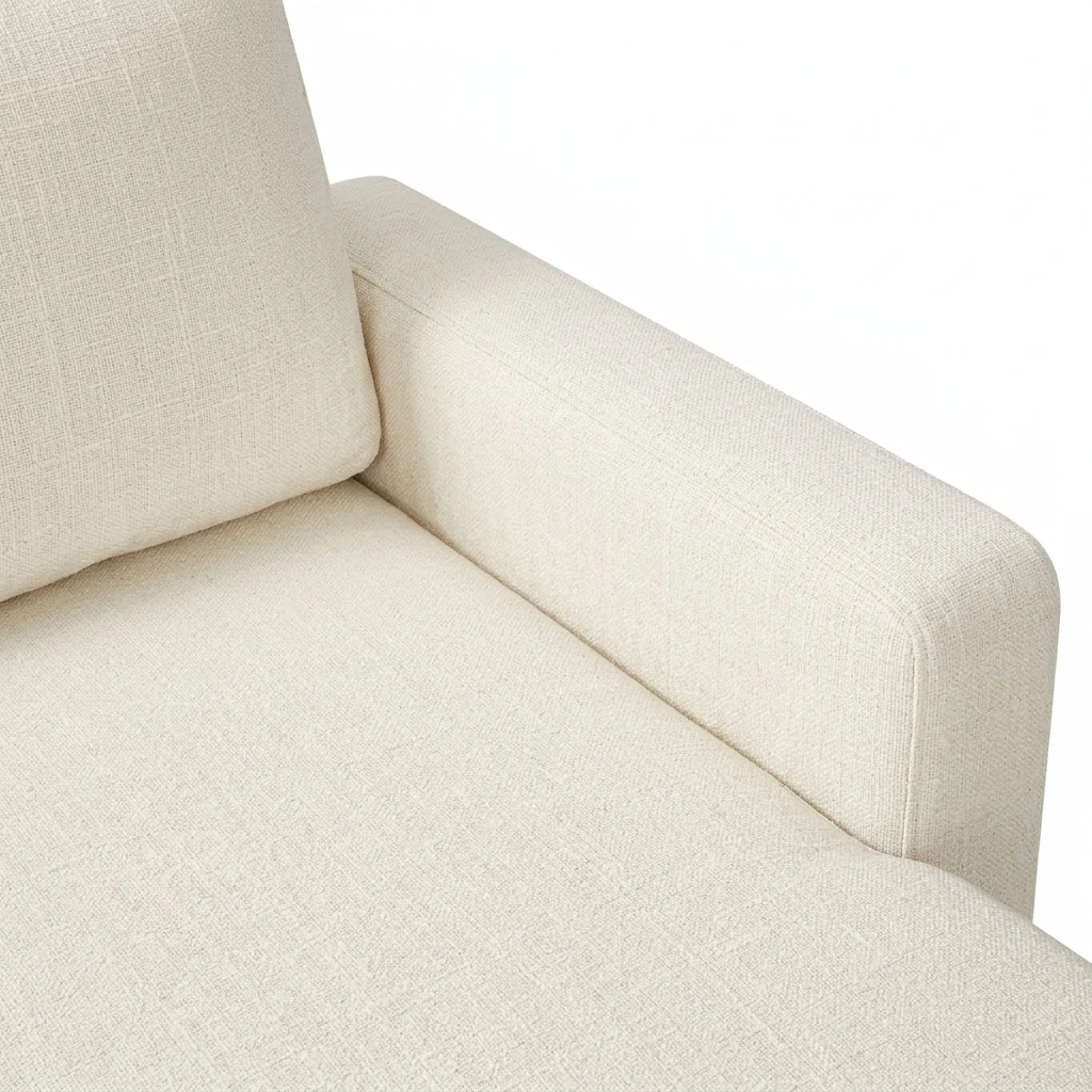 Amy 3 Seater Sofa Bed with Storage - Beige - Image 11