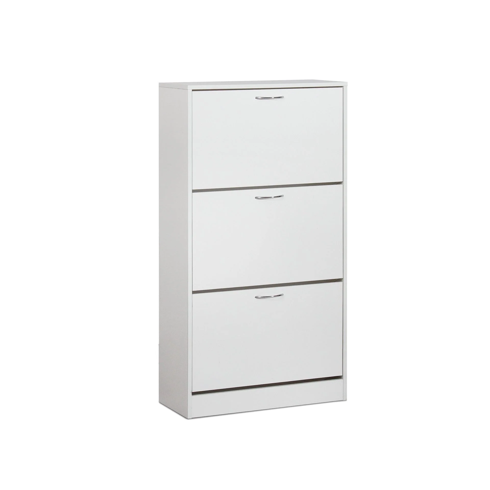 Anau 3 Drawer Shoe Cabinet Storage Rack - White - Image 6