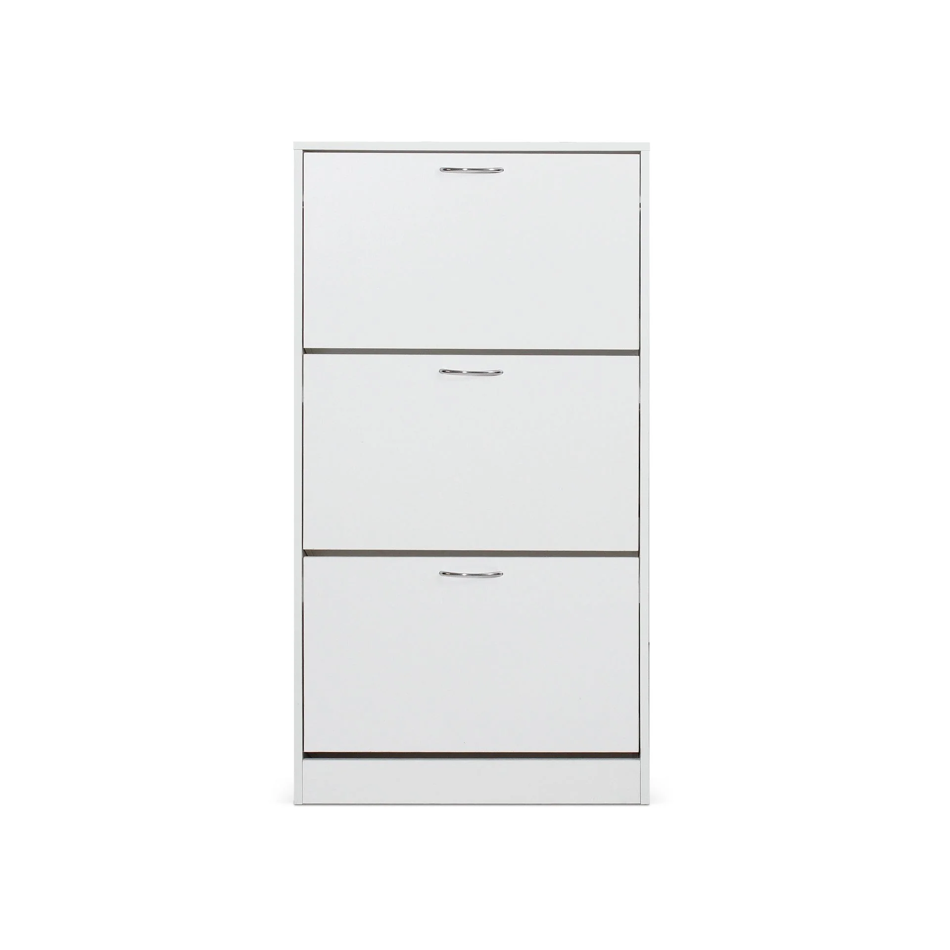Anau 3 Drawer Shoe Cabinet Storage Rack - White - Image 6