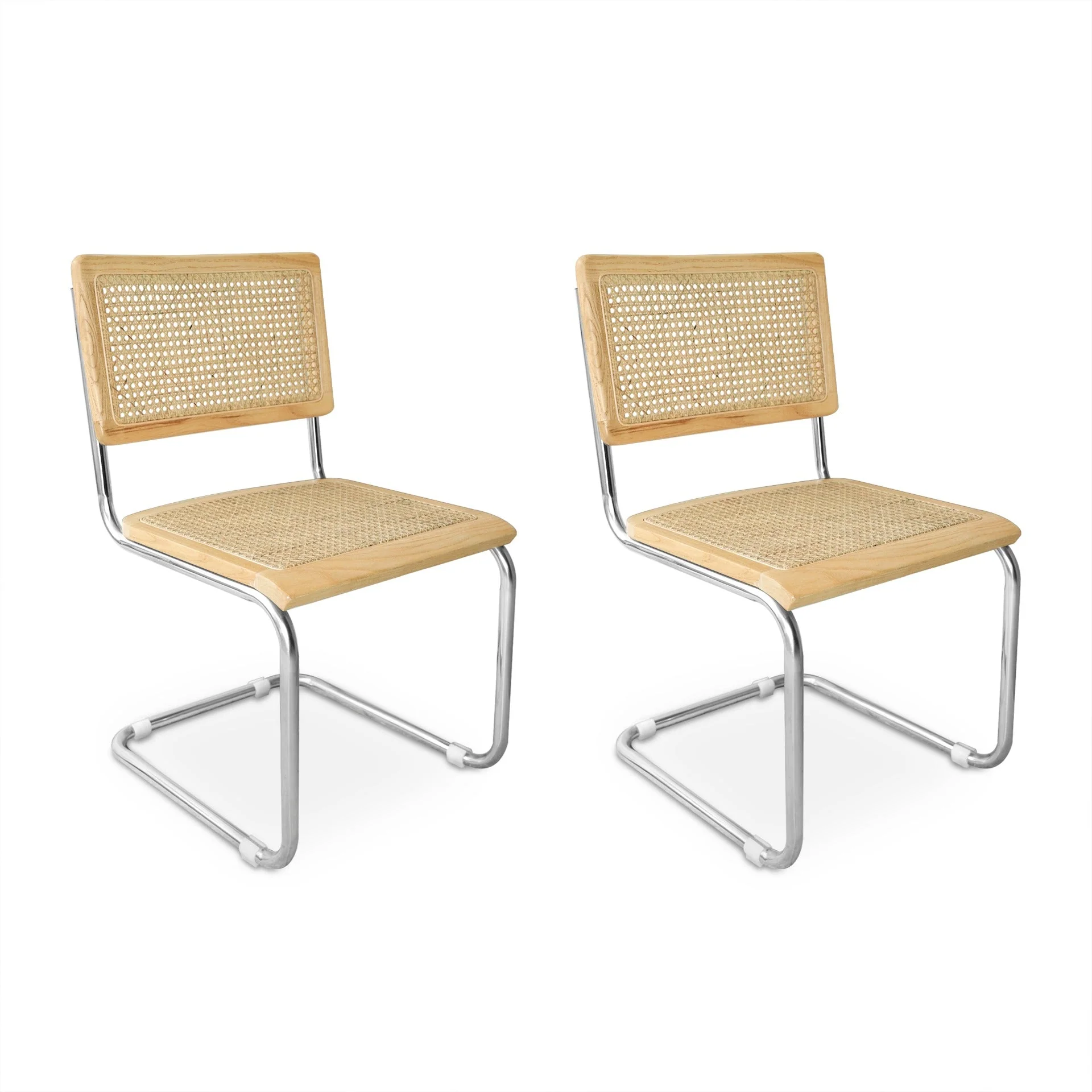 Andrew Cesca Replica Dining Chair – Set of 2 – Light Wood - Image 2