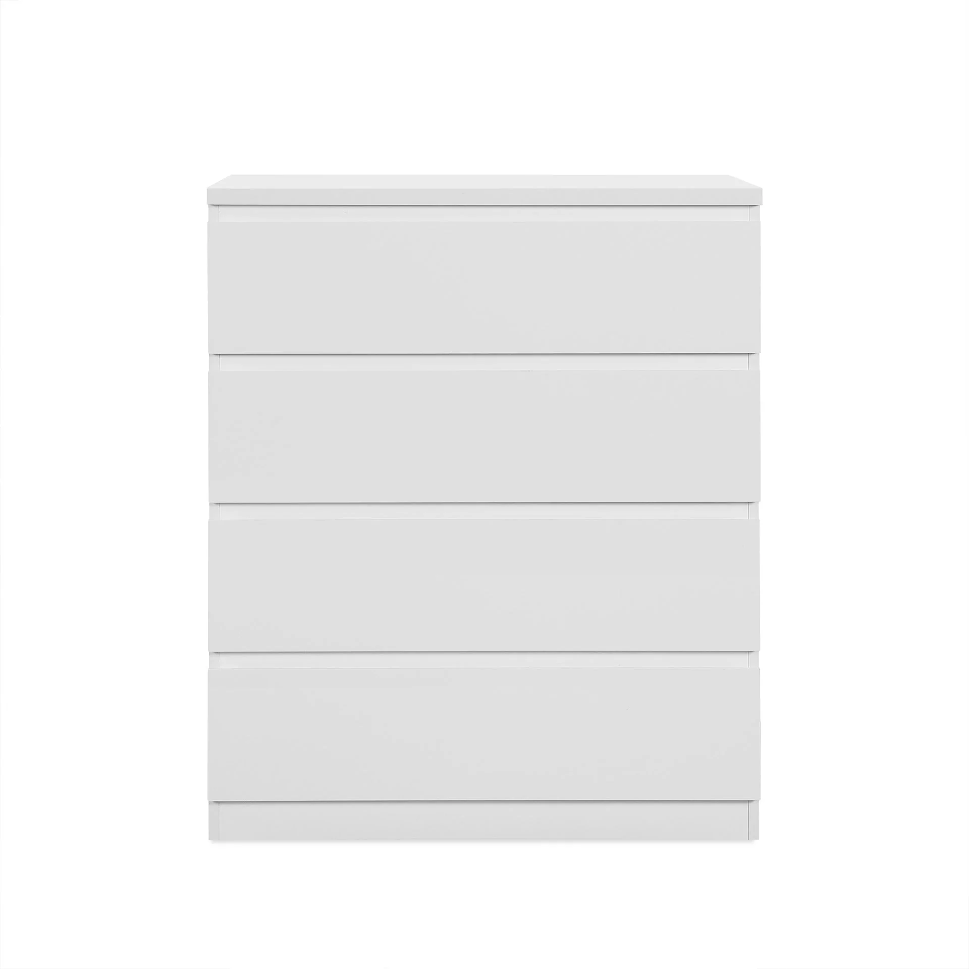 Angeles High Gloss 4 Drawer Tallboy - White - Image 8