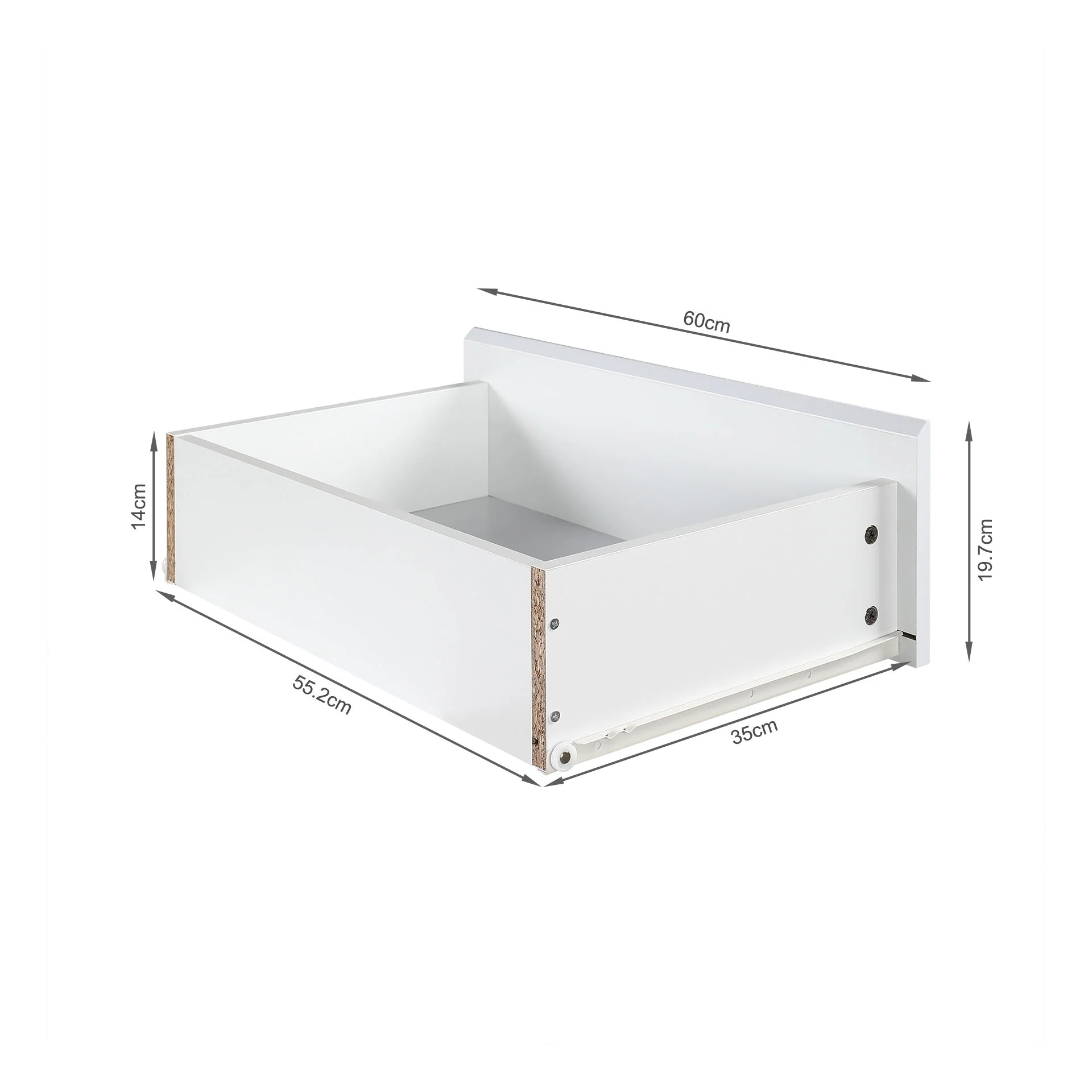 Angeles High Gloss 8 Drawer Lowboy - White - Image 12