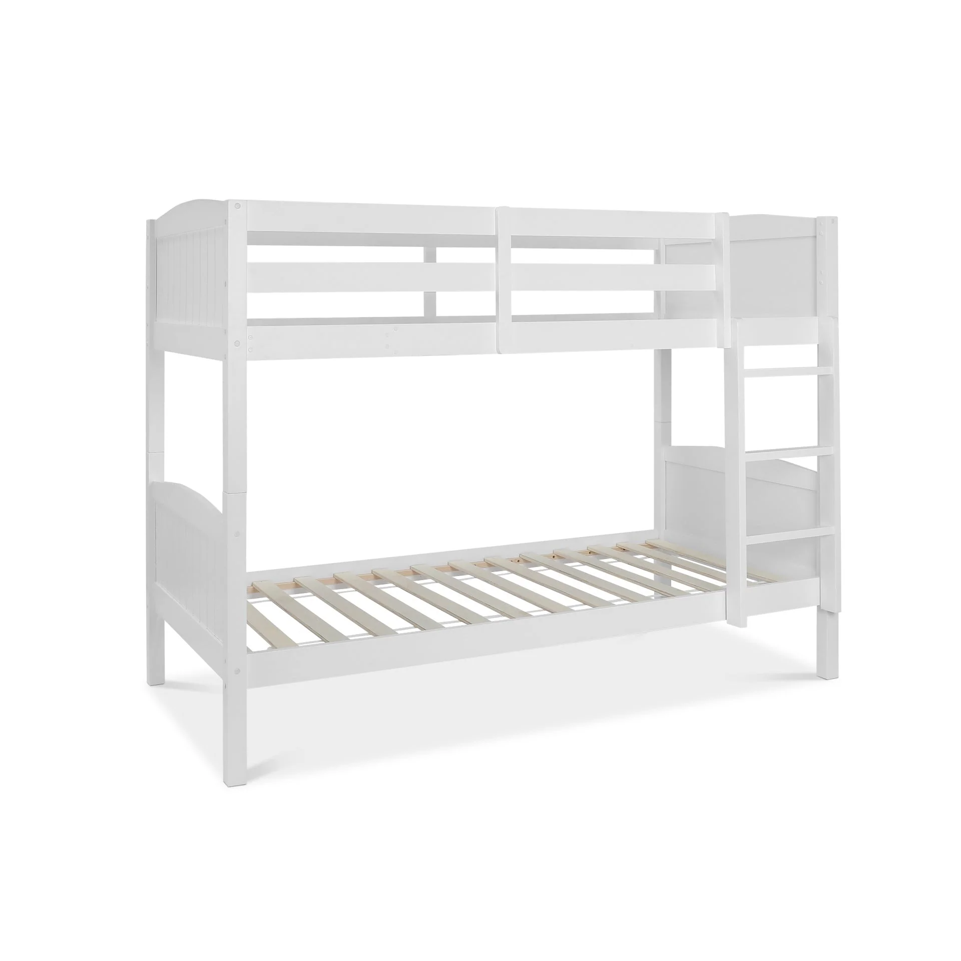 Annan Single Wooden Bunk Bed Frame - White - Image 8