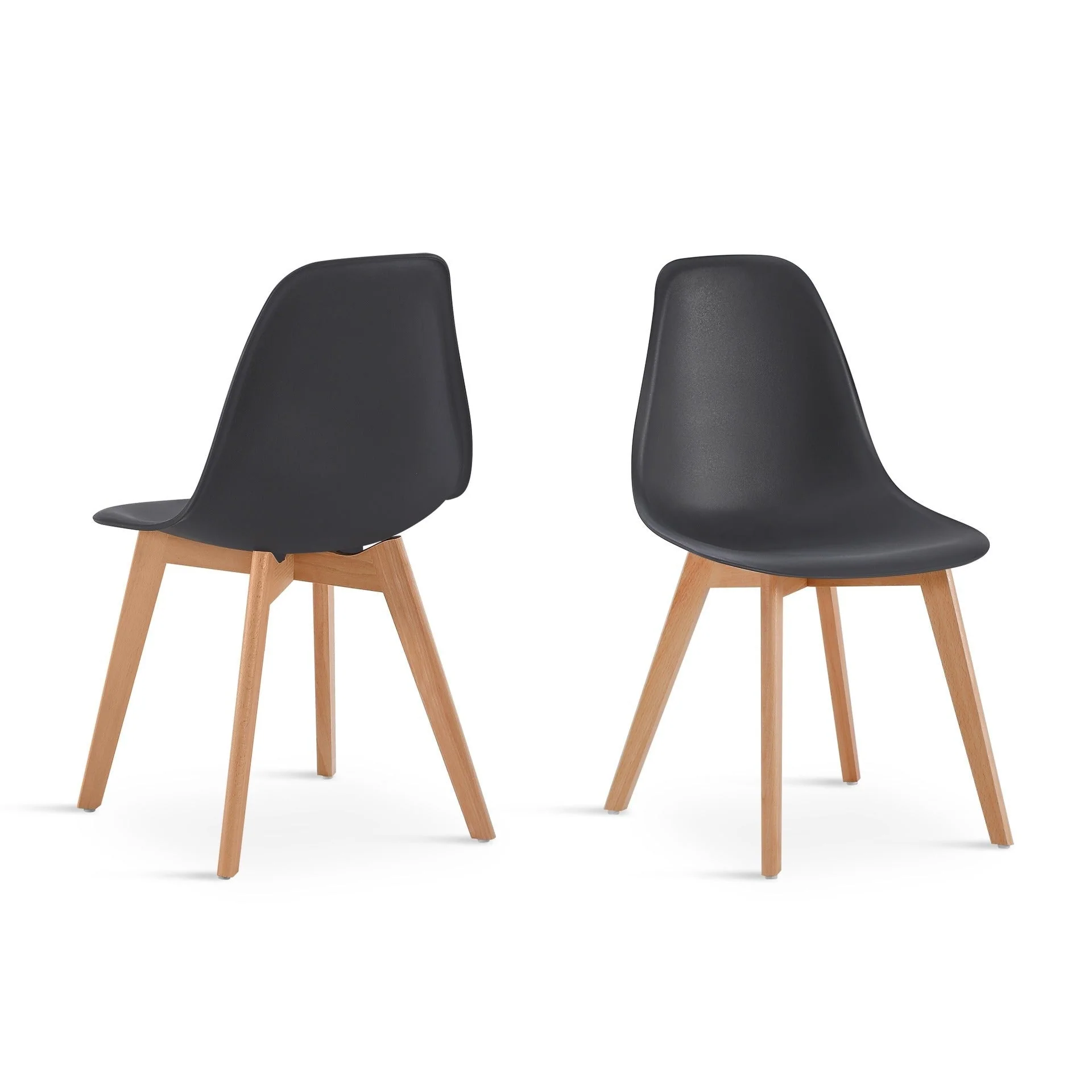 Ansel Dining Chair - Set of 4 - Black - Image 3