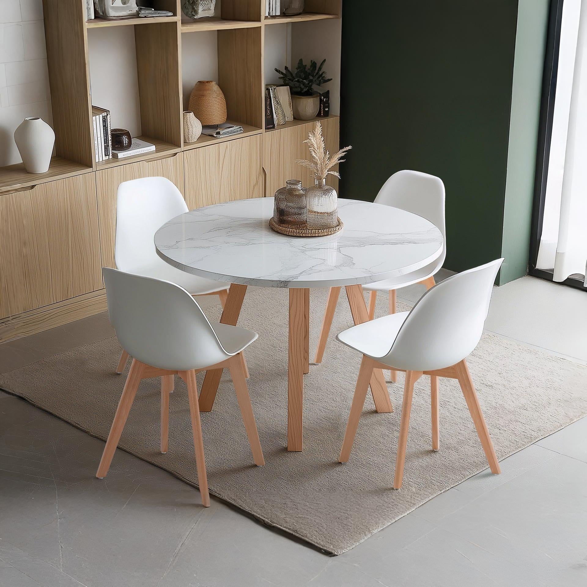 Ansel Dining Chair - Set of 4 - White
