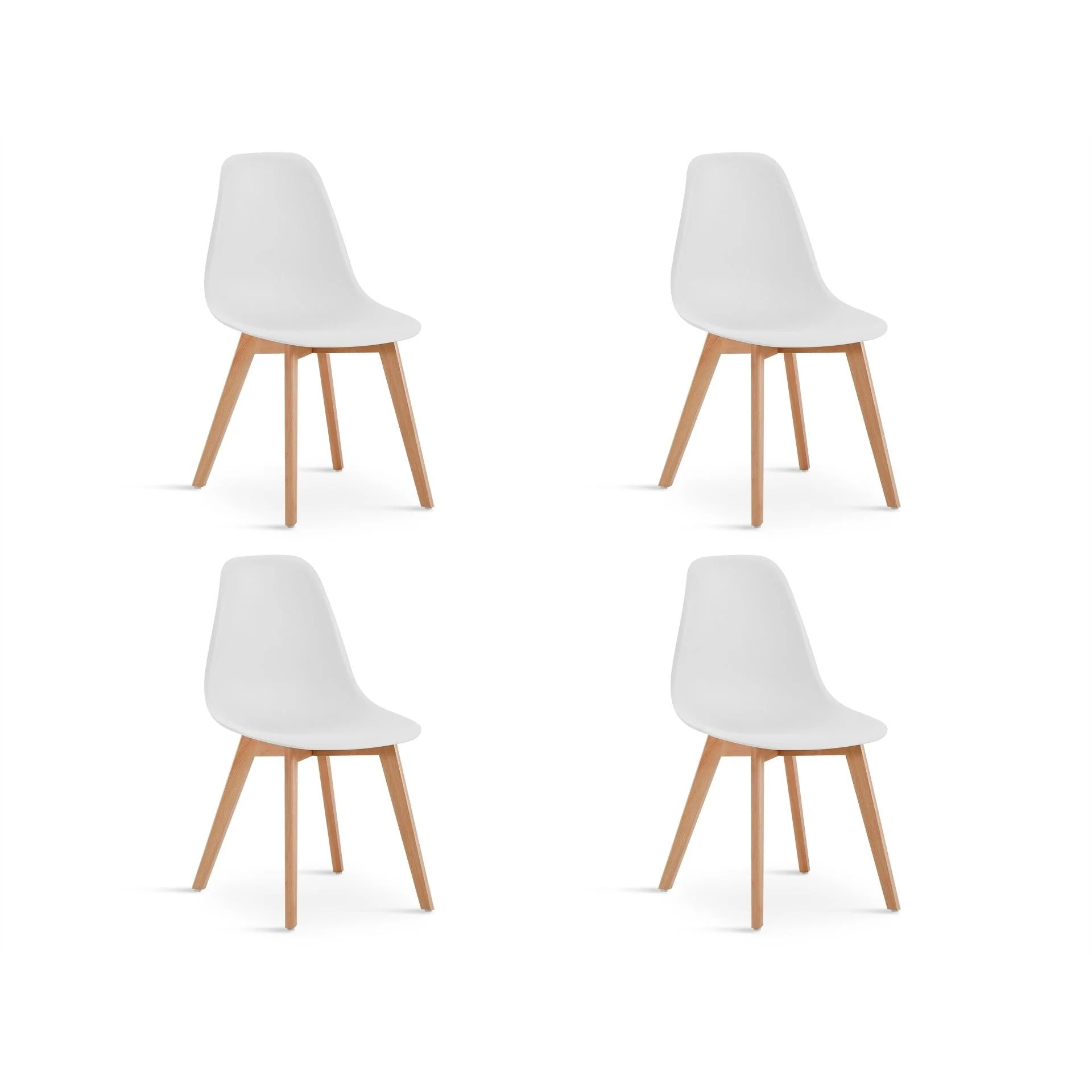 Ansel Dining Chair - Set of 4 - White - Image 2