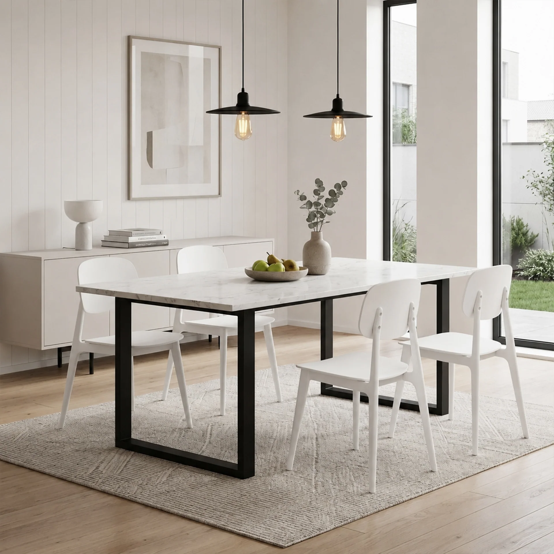 Anthony Dining Chair - Set of 4 - White - Image 2