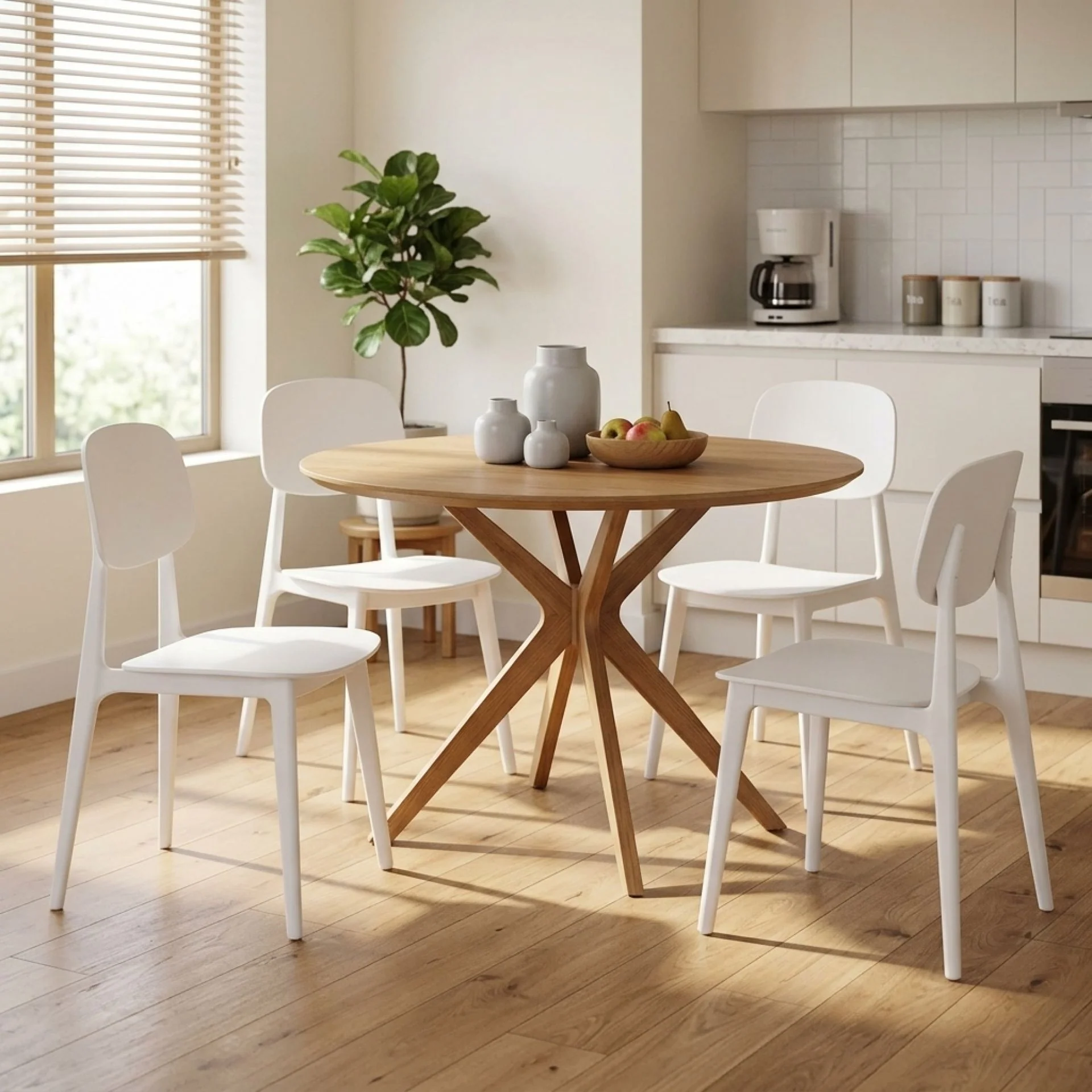 Anthony Dining Chair - Set of 4 - White - Image 3