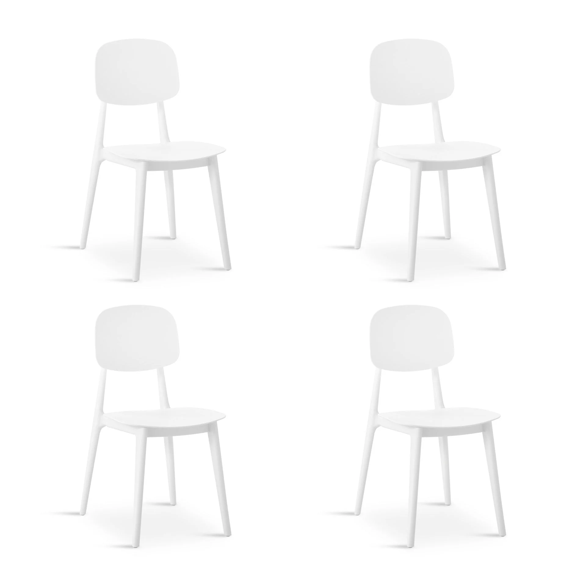 Anthony Dining Chair - Set of 4 - White - Image 6