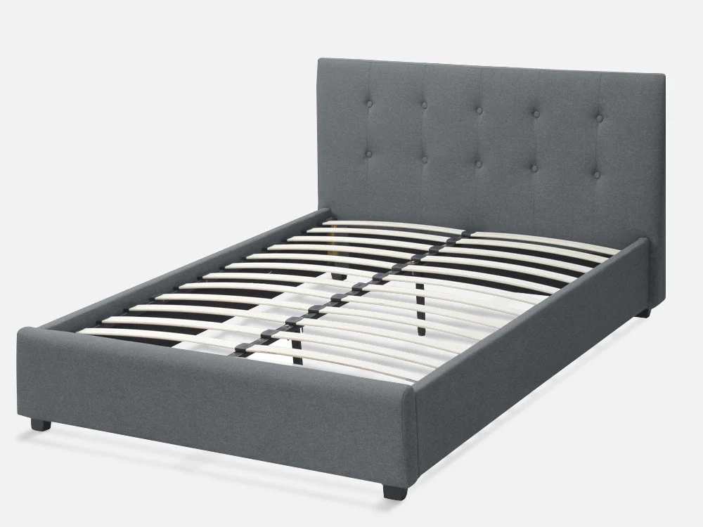 AORAKI Queen Bed Frame - GREY - Image 5
