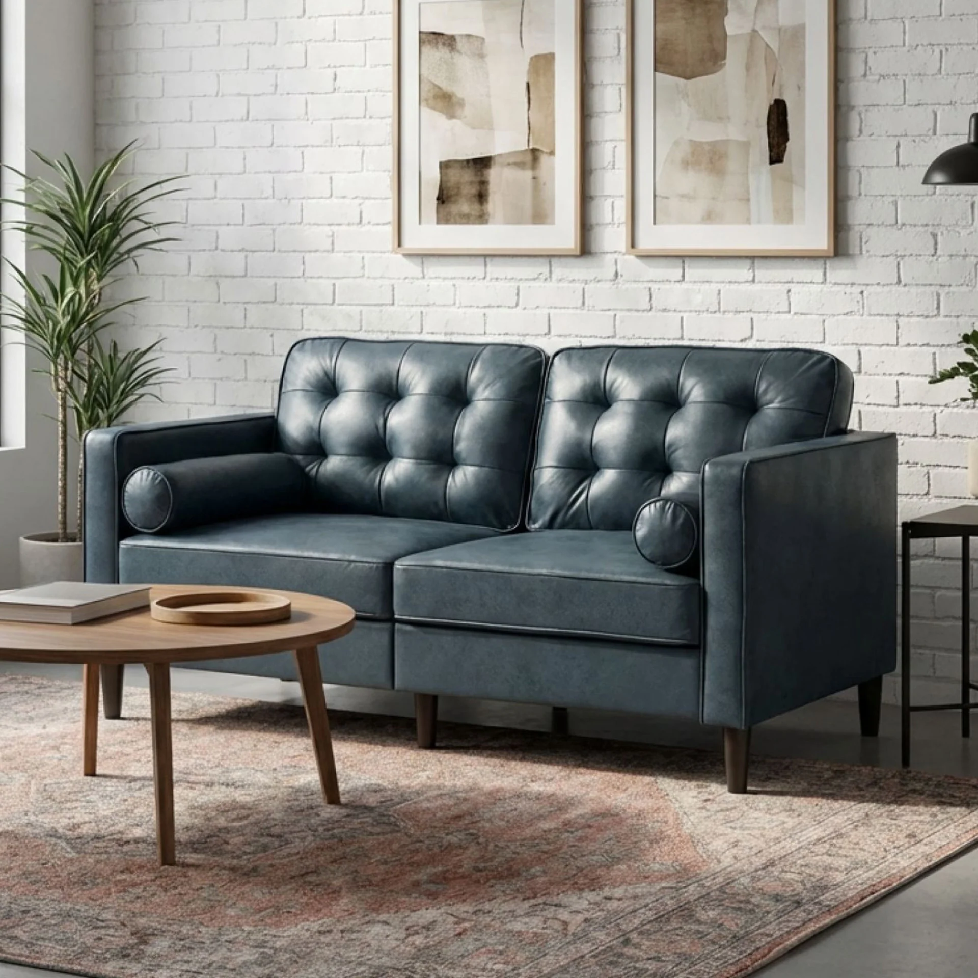 Apex 2 Seater Sofa - Blue