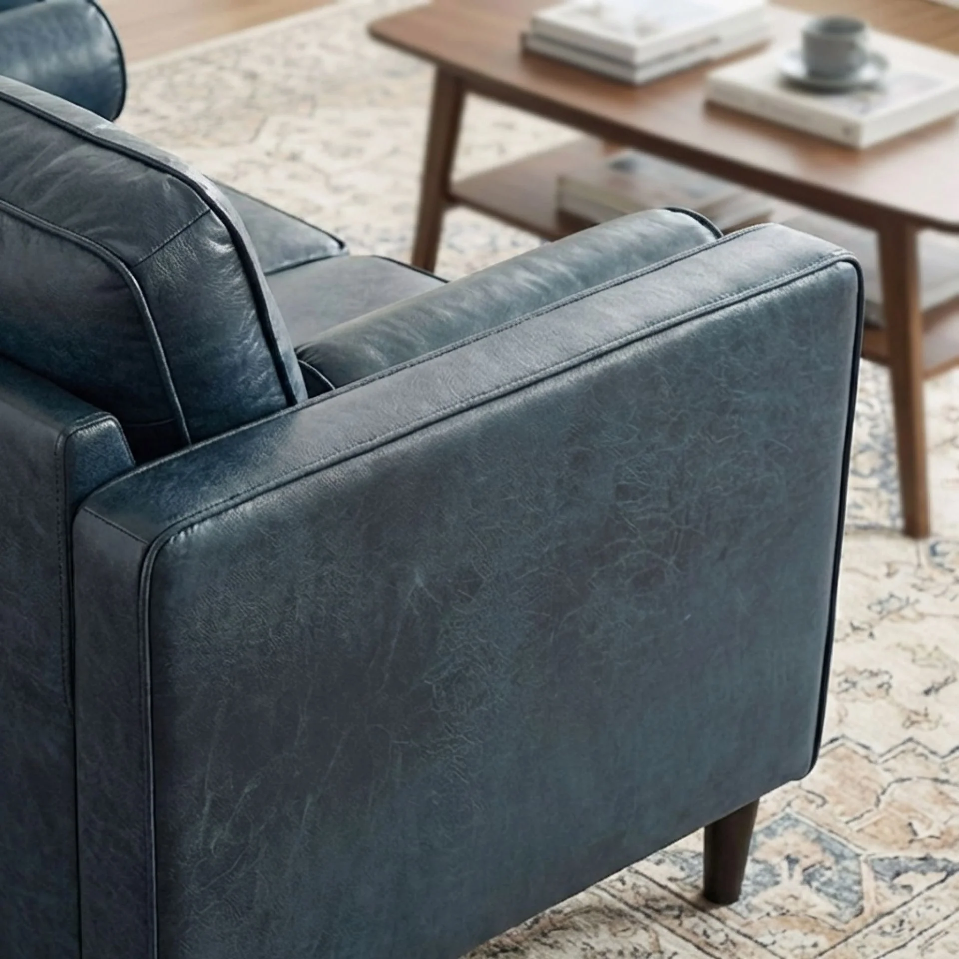 Apex 2 Seater Sofa - Blue - Image 5