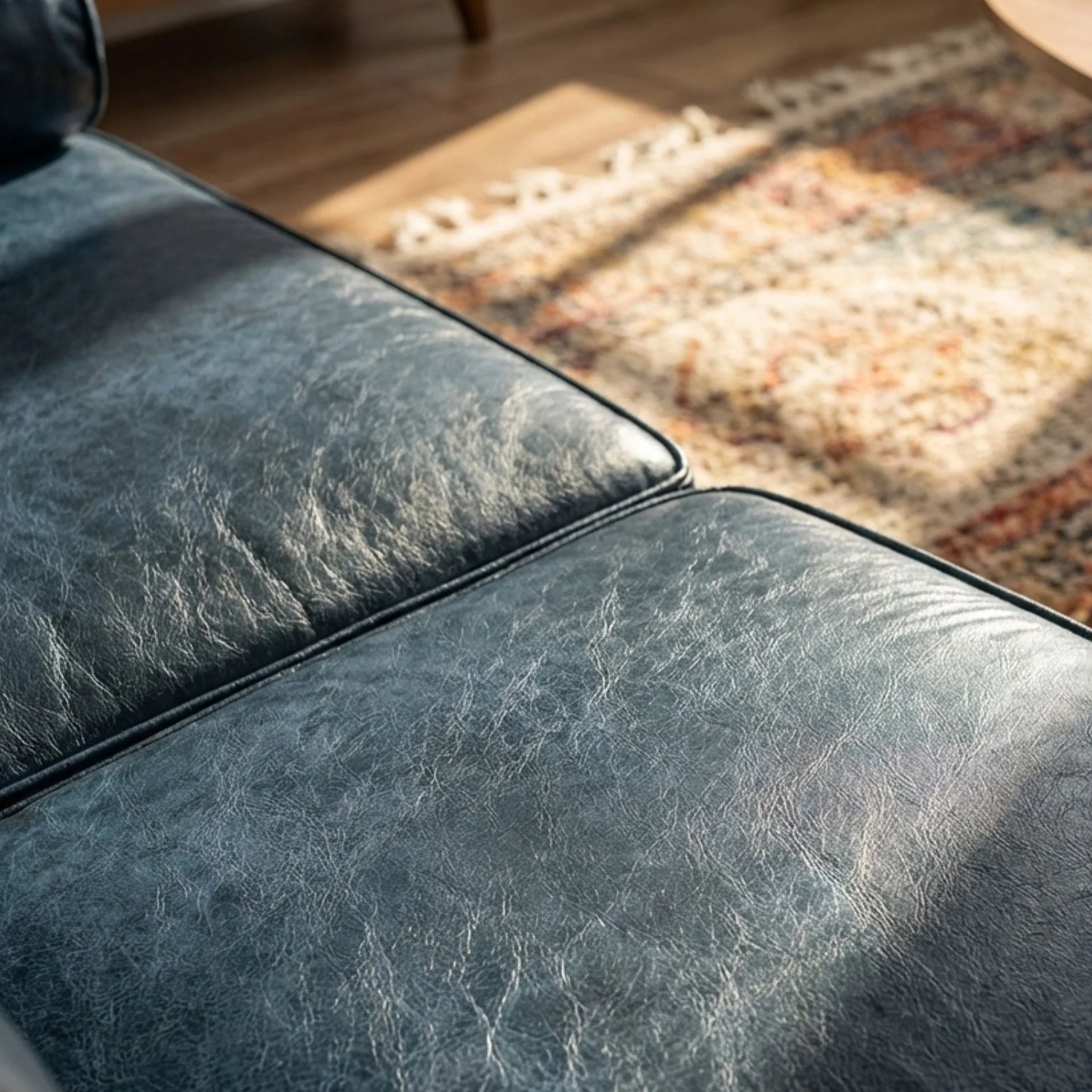 Apex 2 Seater Sofa - Blue - Image 6