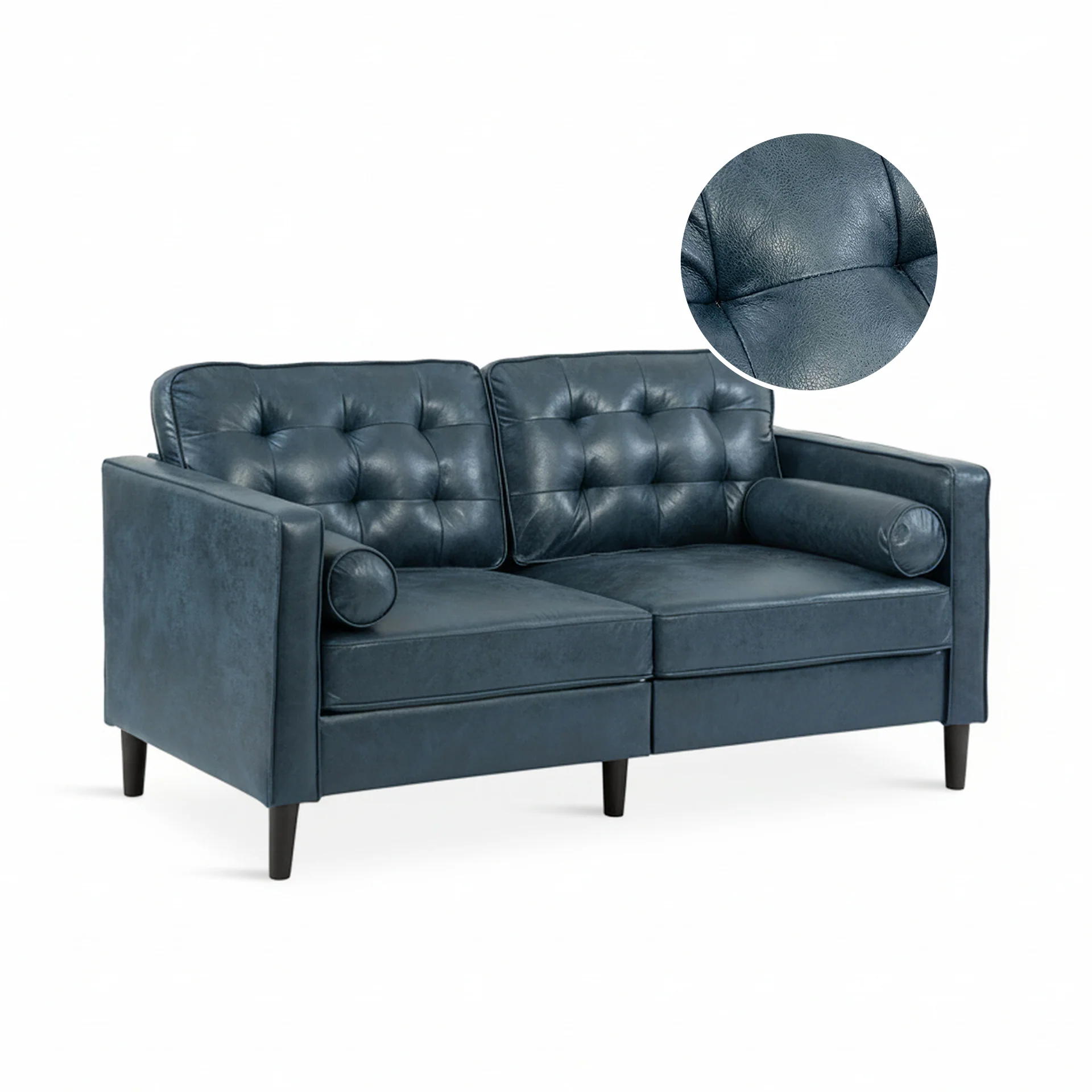 Apex 2 Seater Sofa - Blue - Image 7