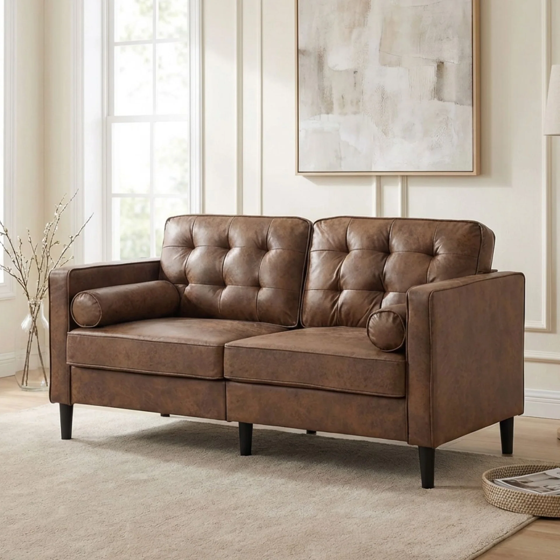 Apex 2 Seater Sofa - Brown