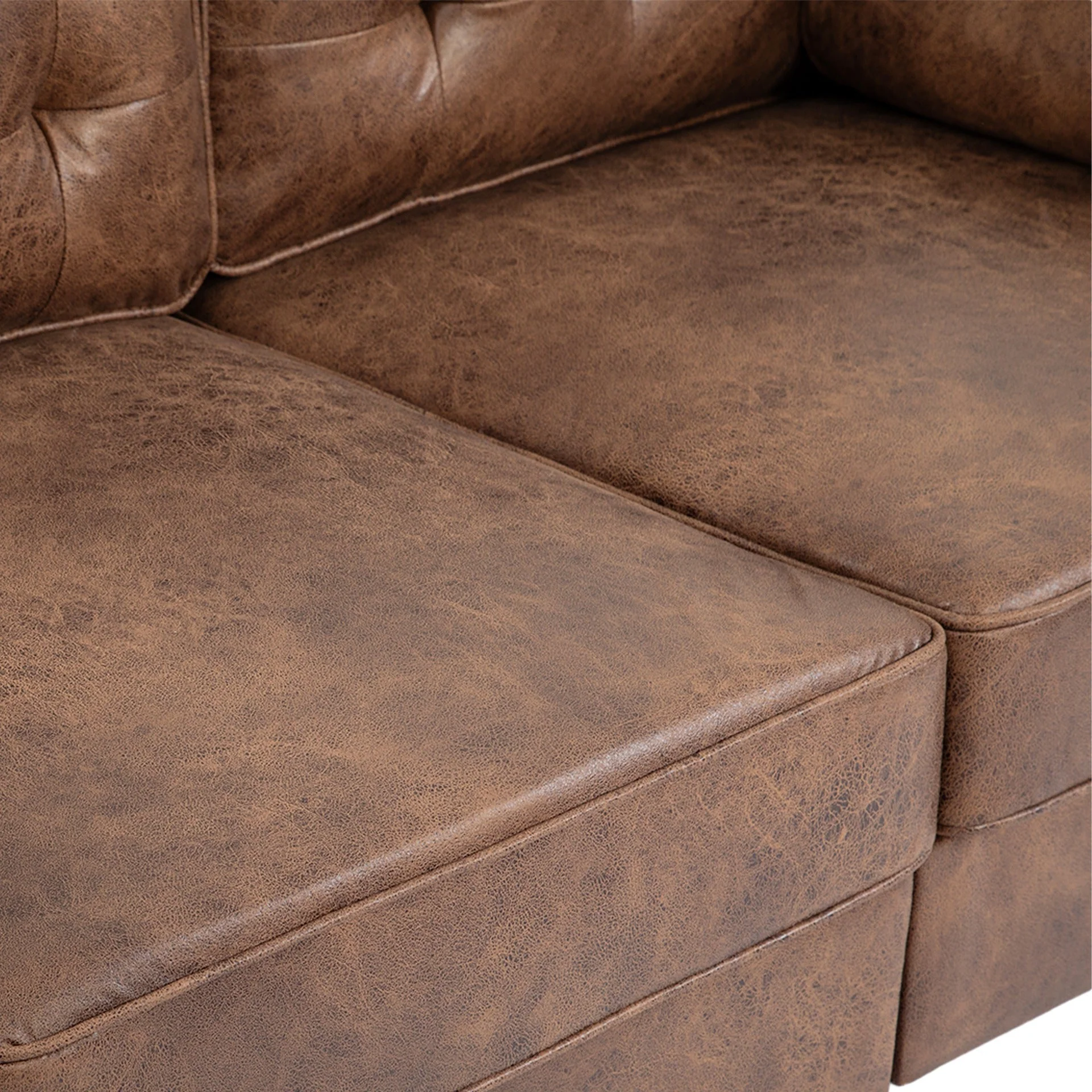 Apex 2 Seater Sofa - Brown - Image 10