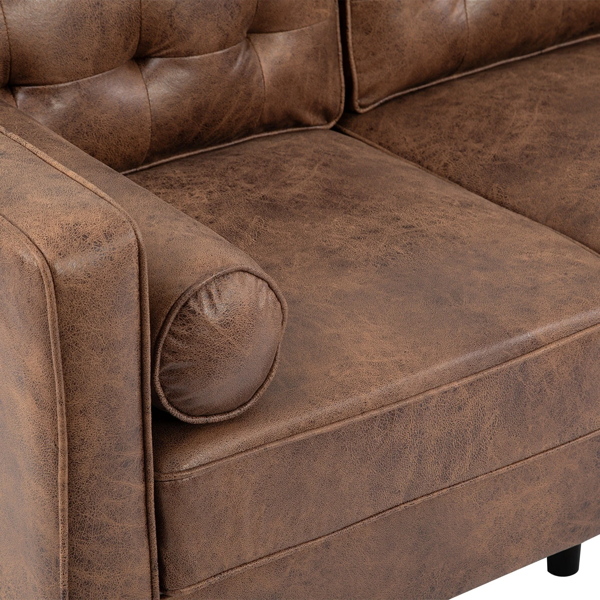 Apex 2 Seater Sofa - Brown - Image 13