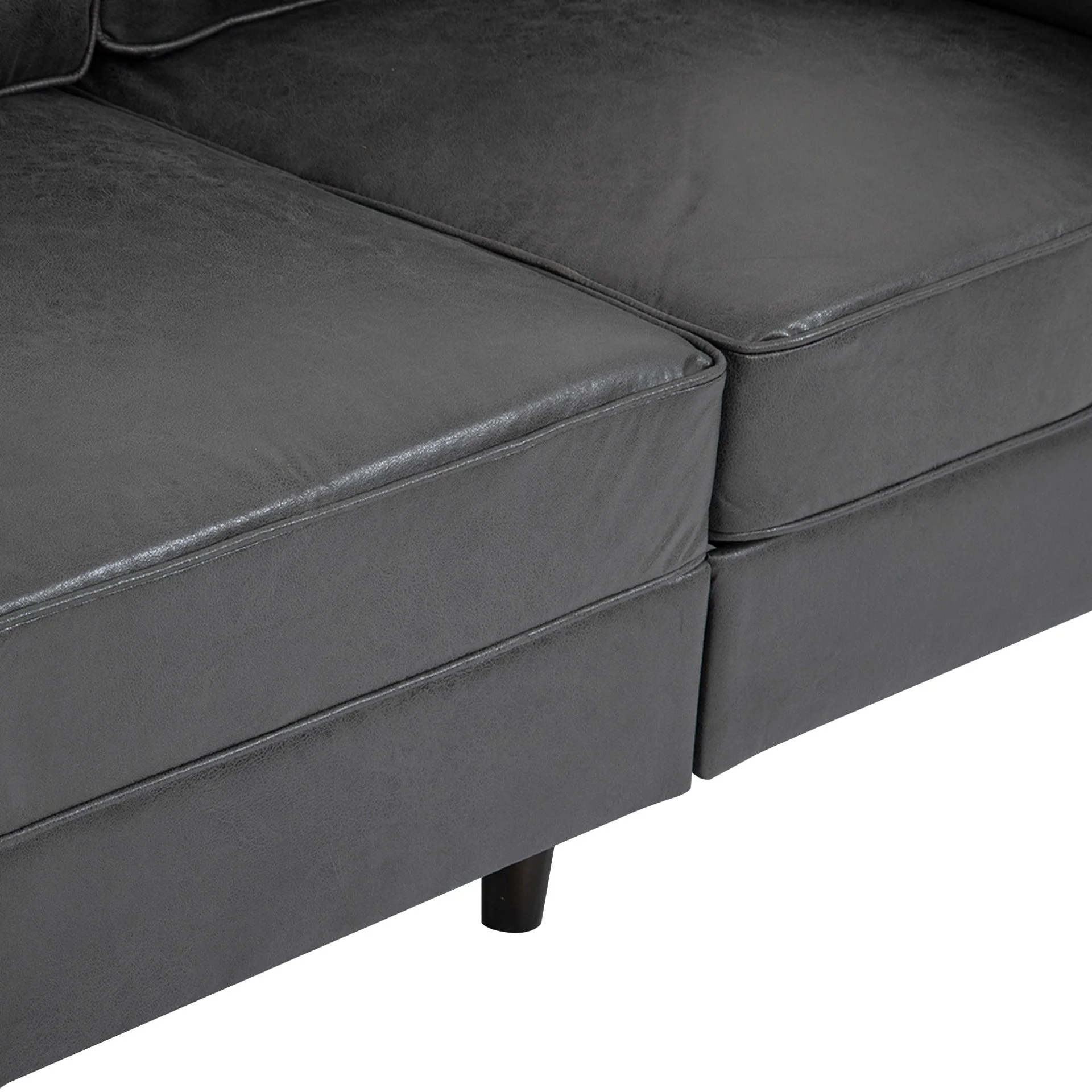 Apex 2 Seater Sofa - Dark Grey - Image 10
