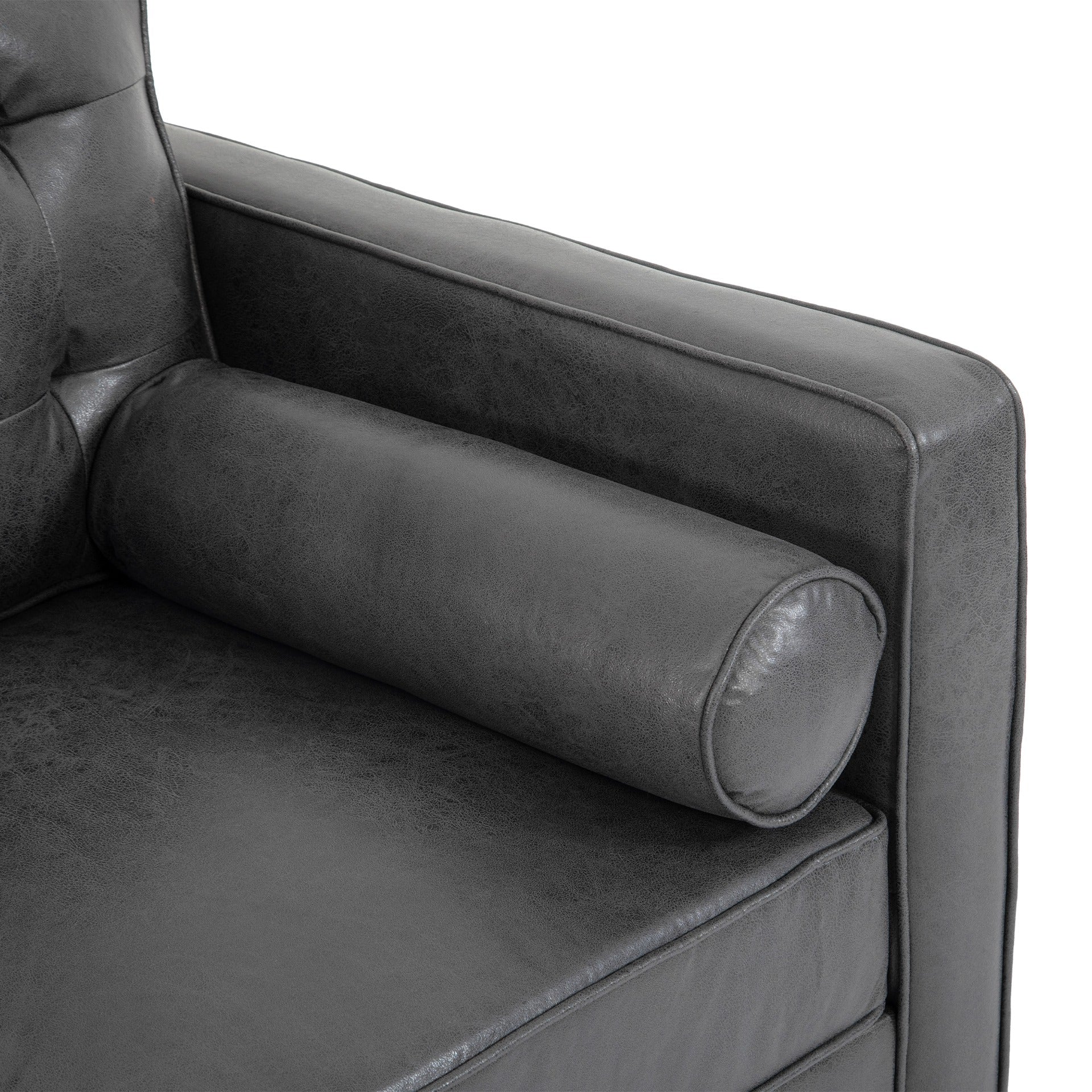 Apex 2 Seater Sofa - Dark Grey - Image 11