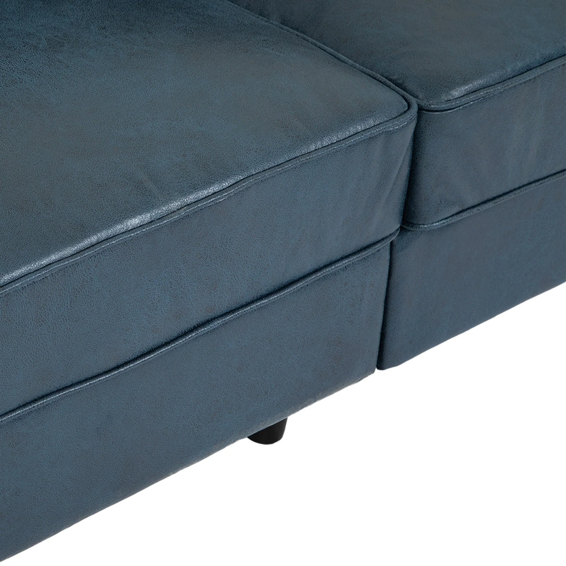 Apex 3 Seater Sofa - Blue - Image 10